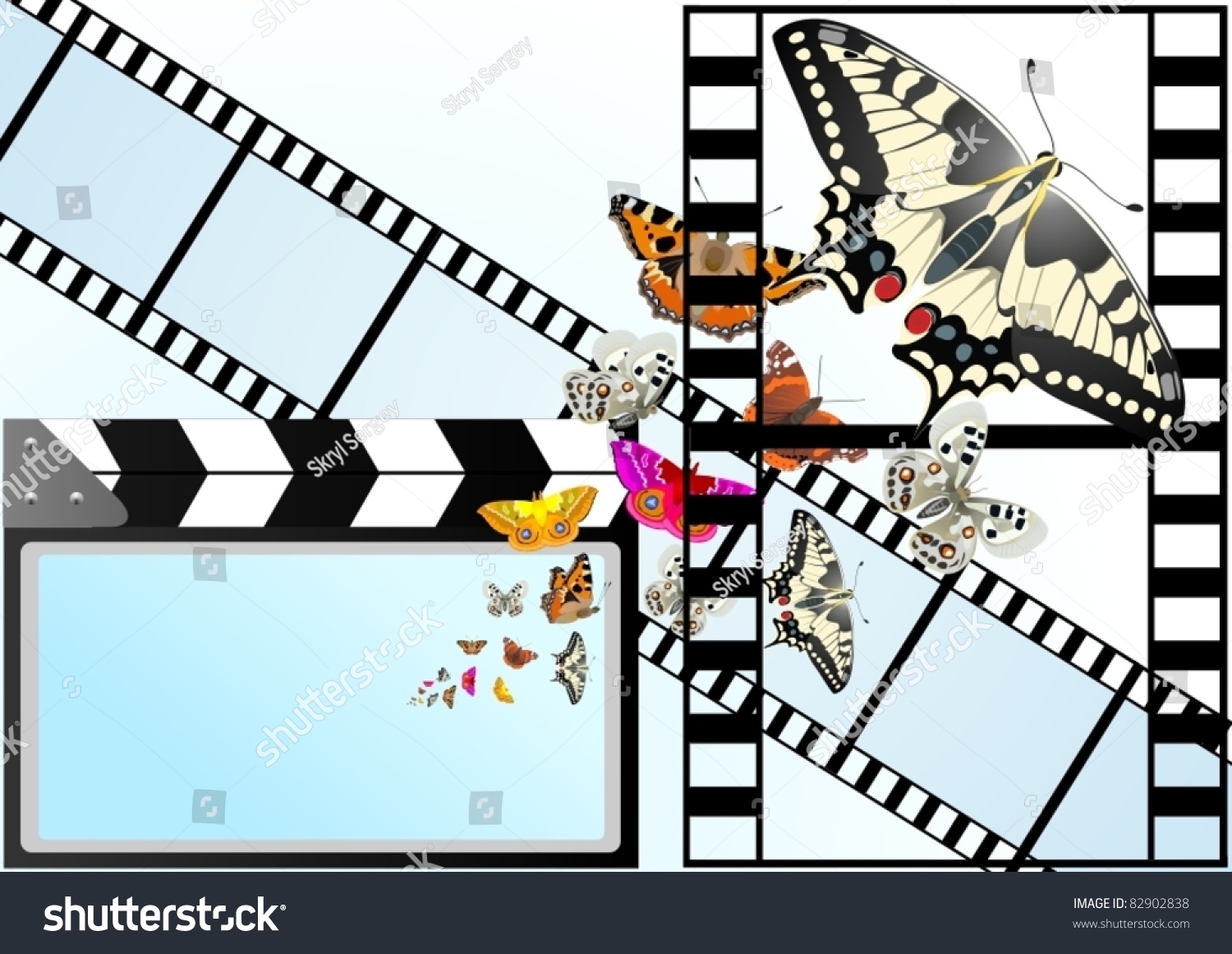 Movie Cracker Used Process Making Film Stock Vector (Royalty Free) 82902838