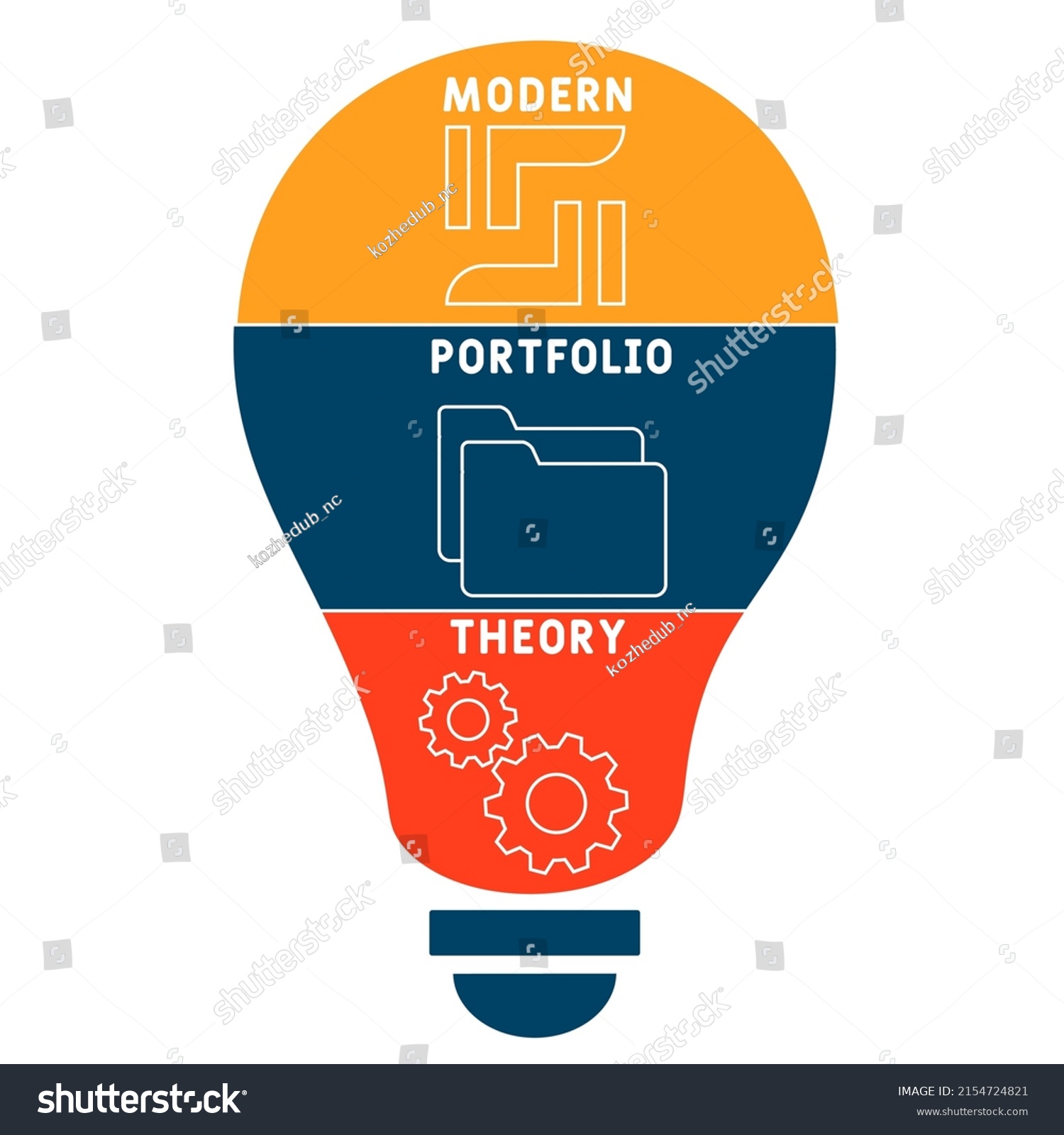 Mpt Modern Portfolio Theory Acronym Business Stock Vector (Royalty Free ...