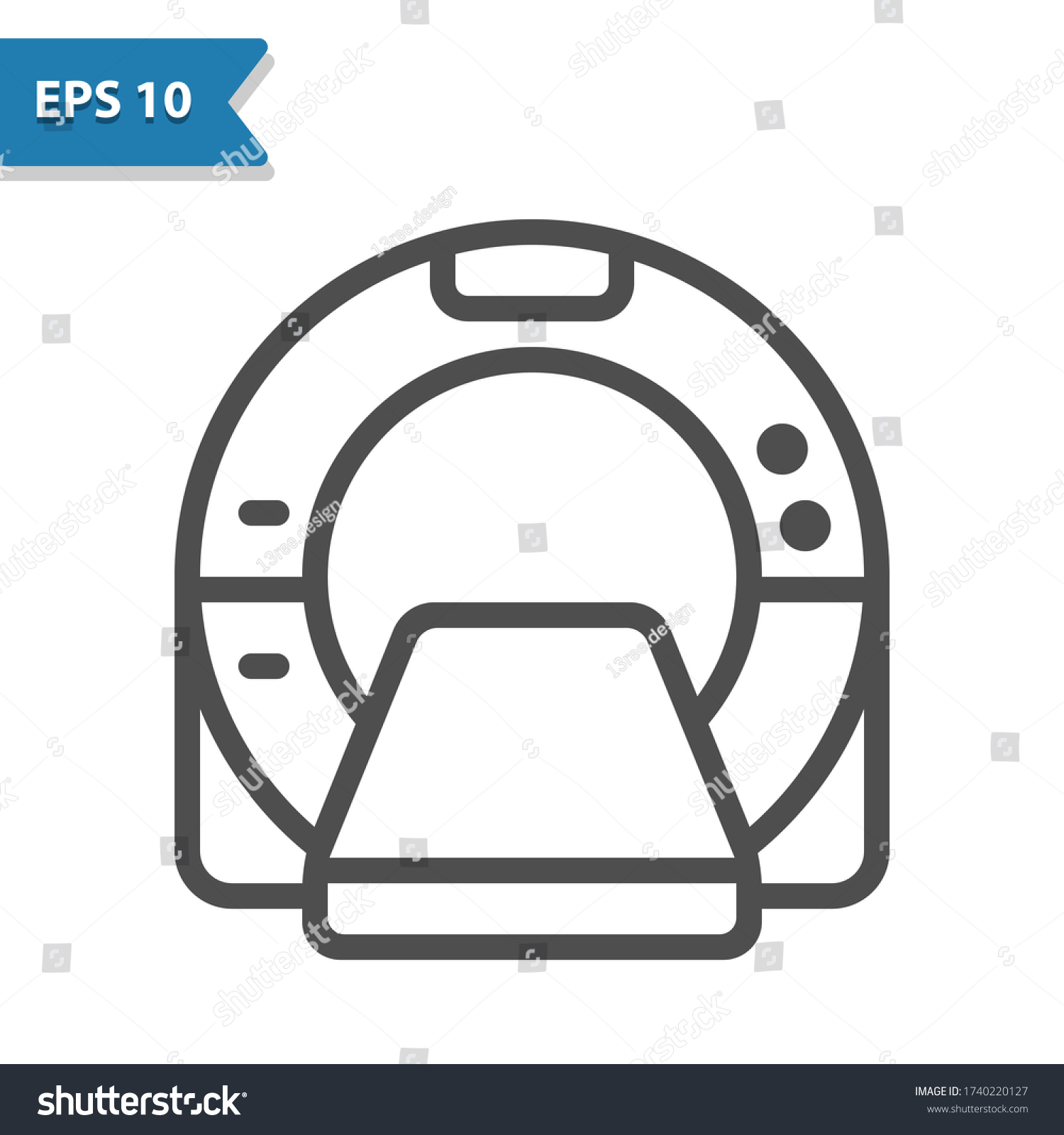 SVG of MRI Machine Icon. Professional, pixel perfect icon, EPS 10 format. svg