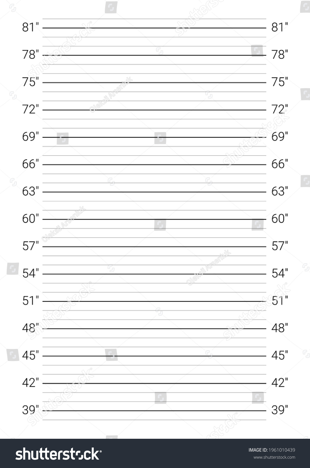 Mugshot Background Police Lineup Wall Mugshot Stock Vector (Royalty ...