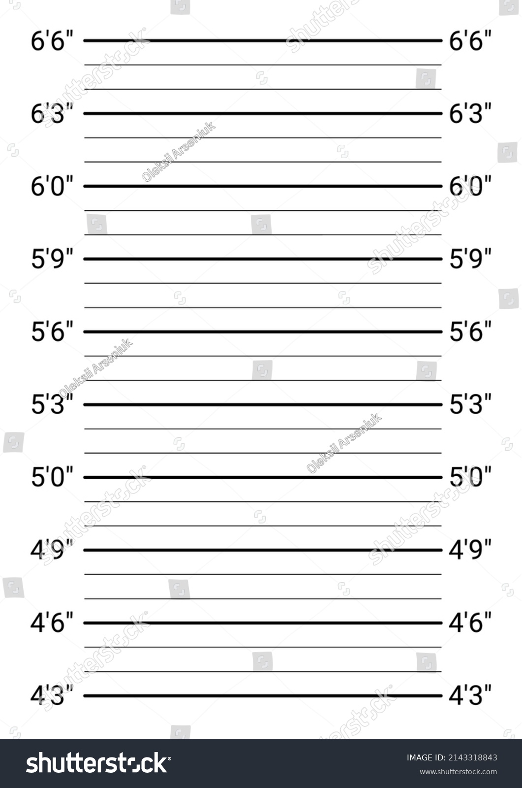 Mugshot Background Police Lineup Wall Imperial Stock Vector (Royalty ...