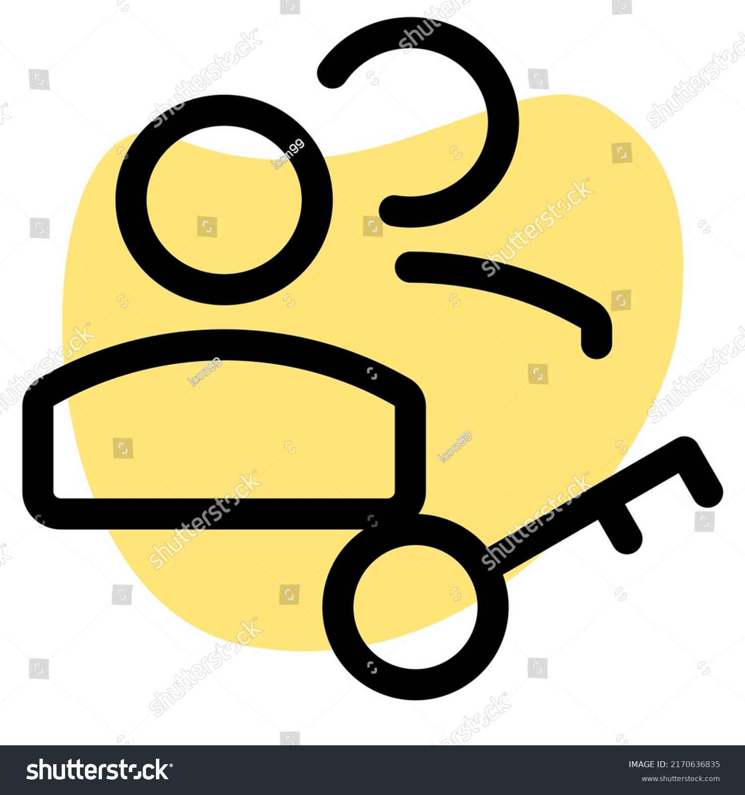 Multiple User Using Single Key Login Stock Vector (Royalty Free ...