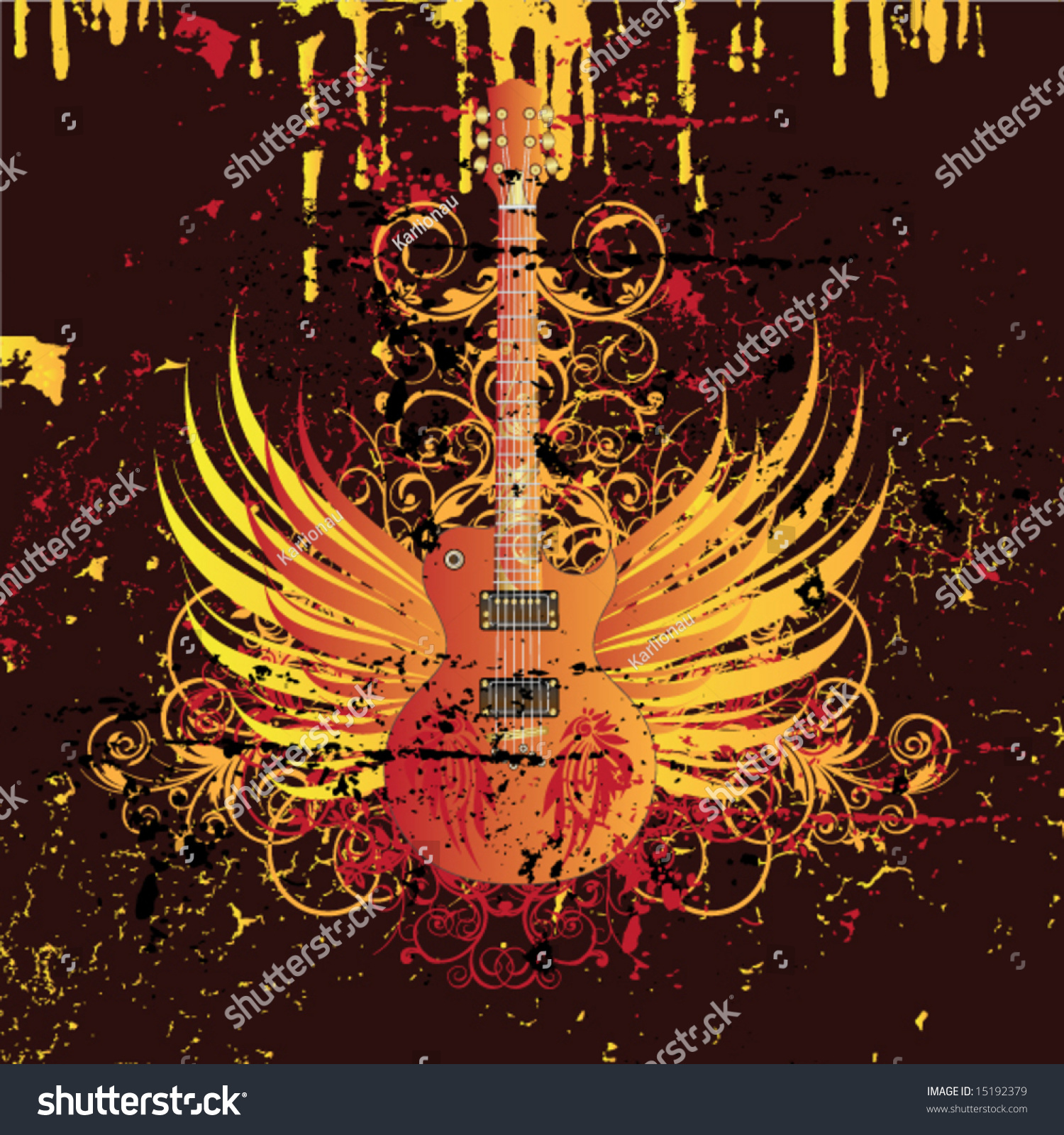 Music Cover Stock Vector Illustration 15192379 : Shutterstock