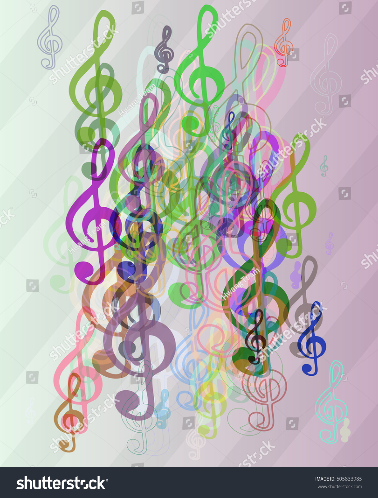 Music Elements Texture Stock Vector (Royalty Free) 605833985 | Shutterstock