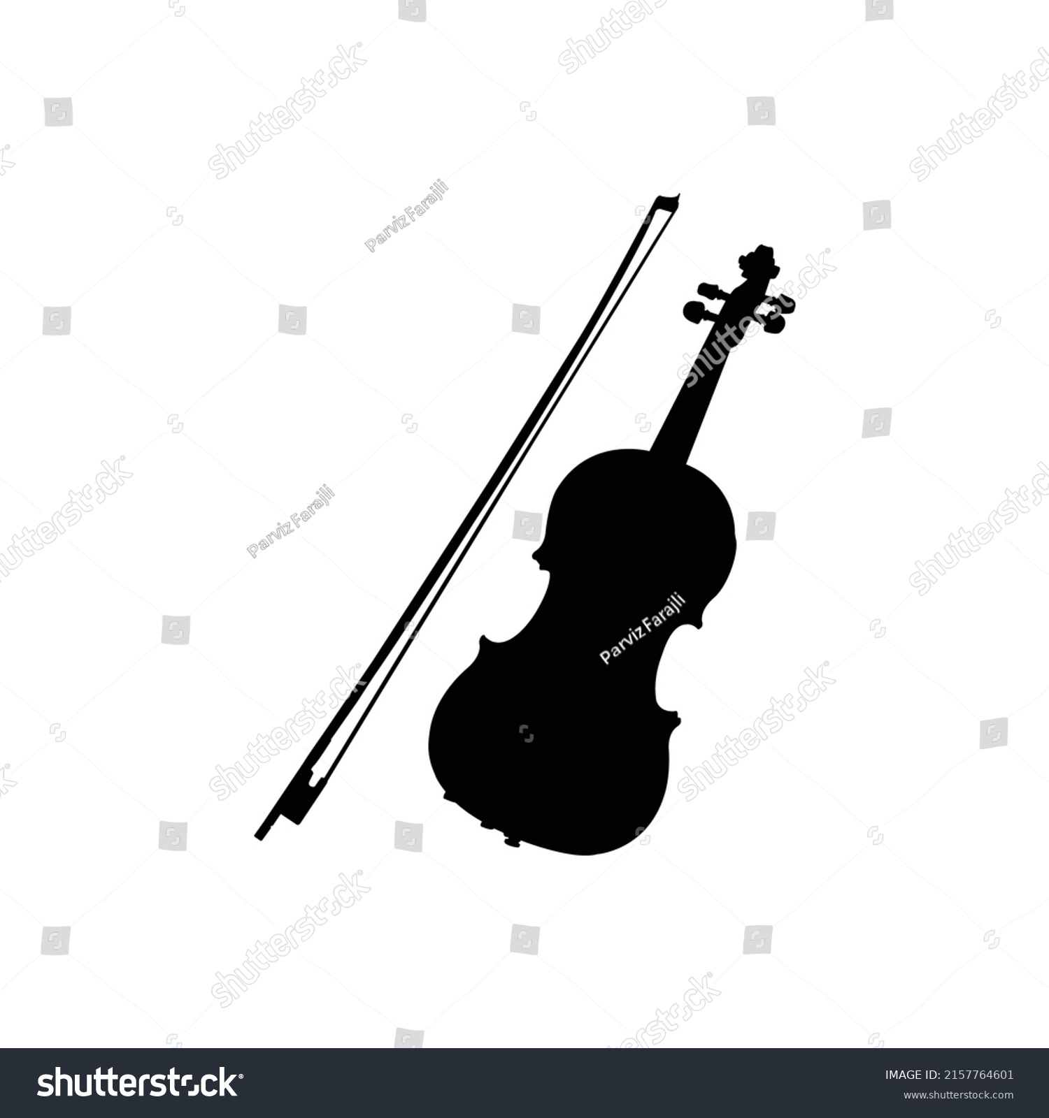 Music Instruments Silhouette Music Symbol Vector Stock Vector (Royalty ...