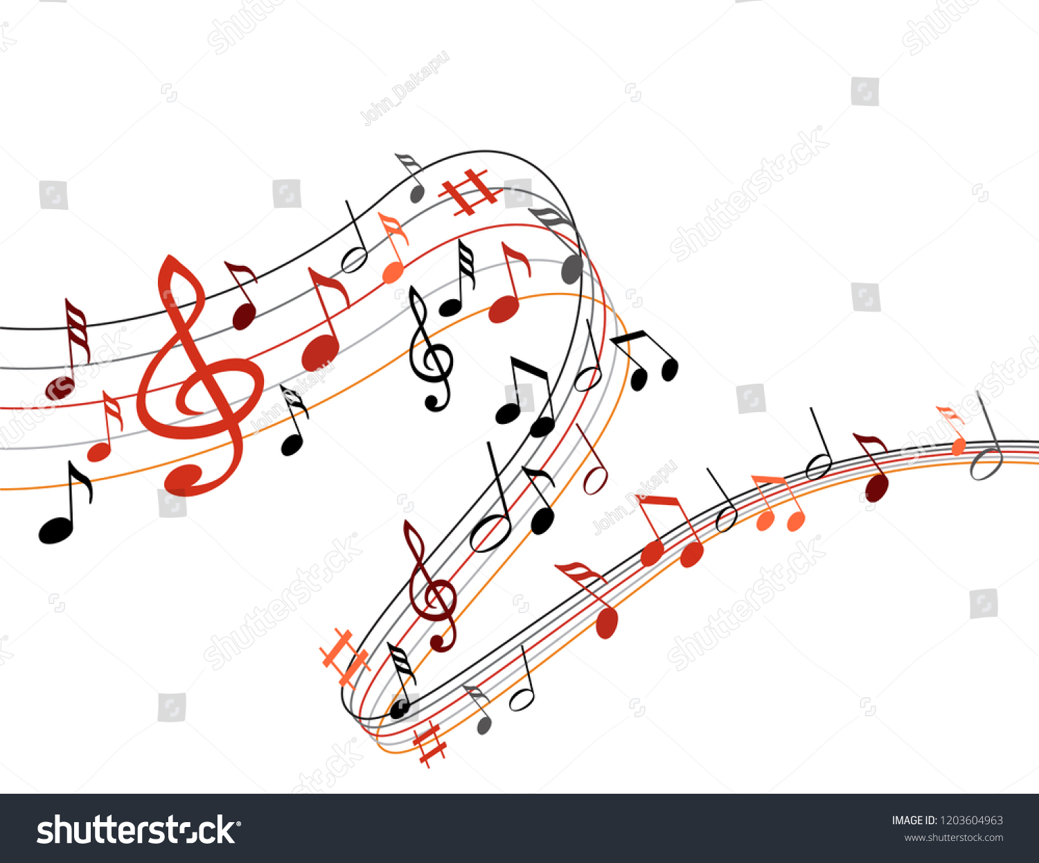 12,284 Red Black Music Notes Images, Stock Photos & Vectors 