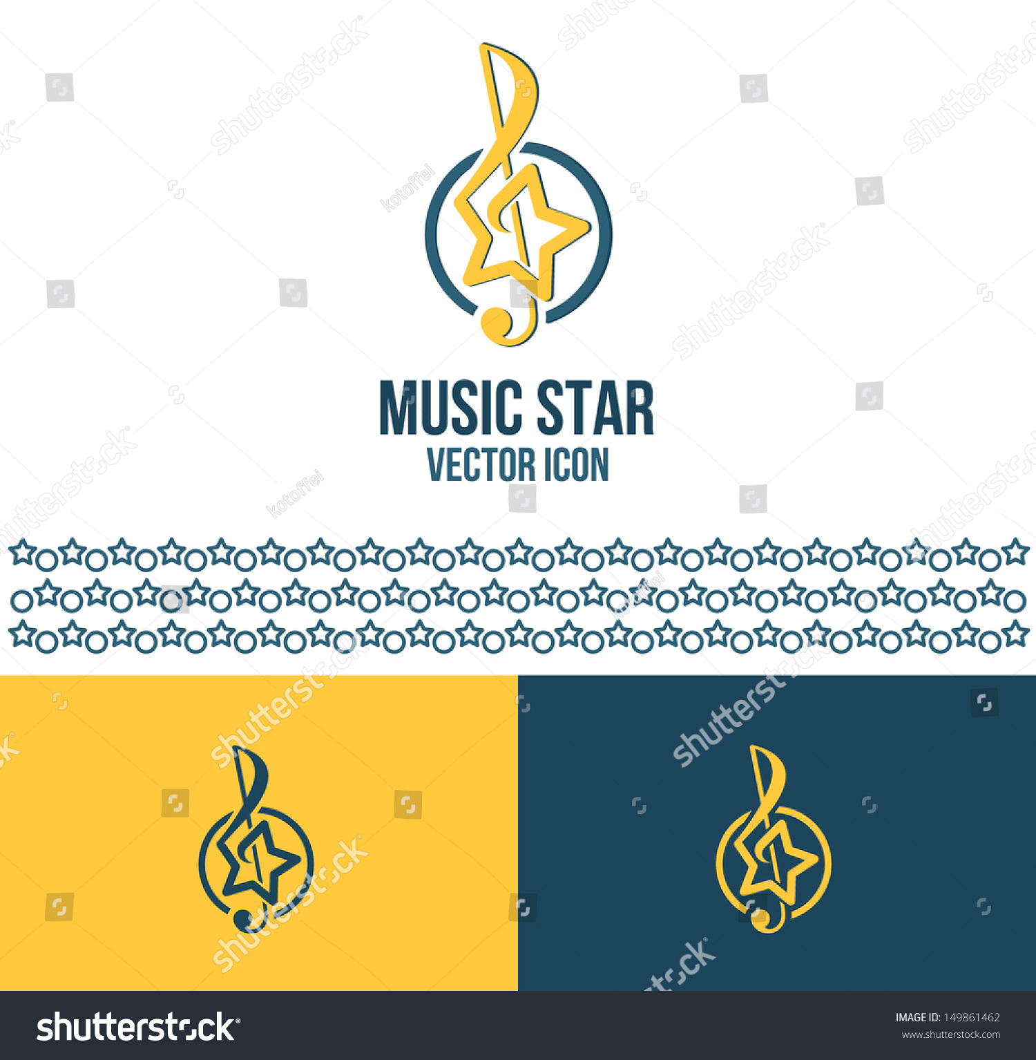 Music Star (Logo Idea) Stock Vector 149861462 : Shutterstock