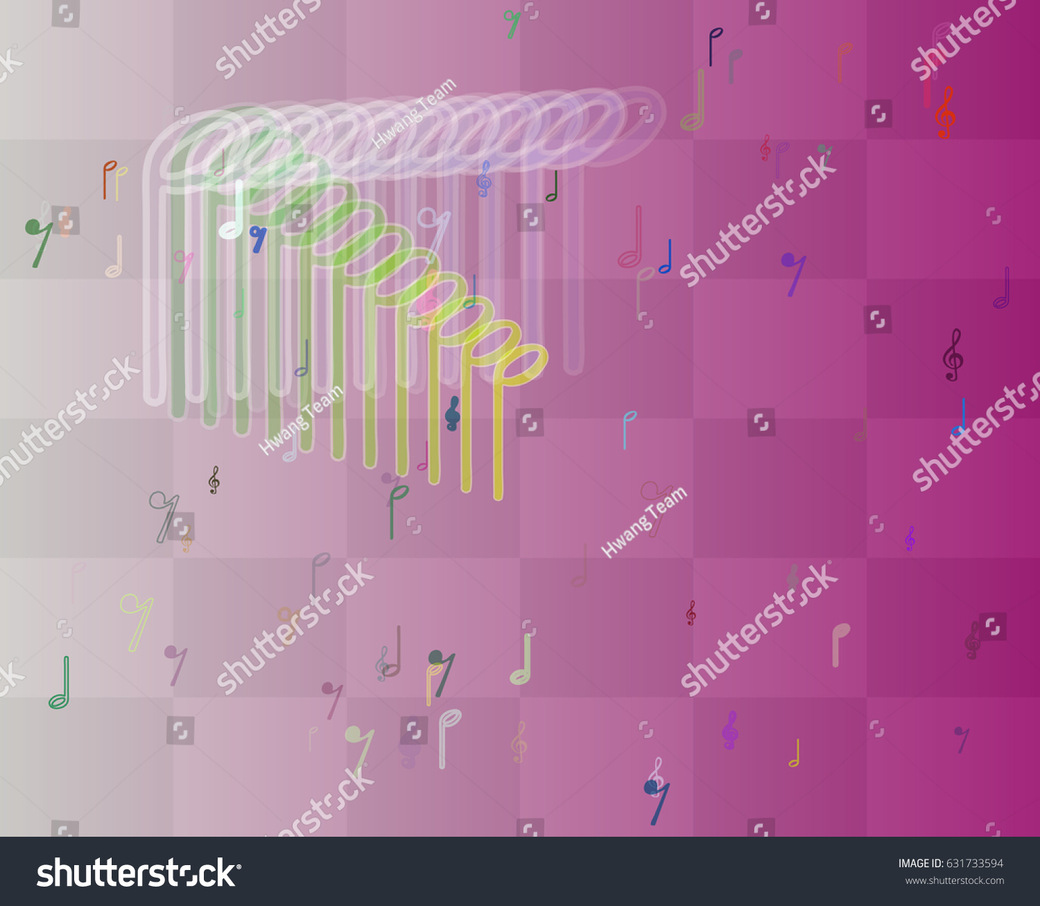 Music Template Texture Stock Vector (Royalty Free) 631733594 | Shutterstock