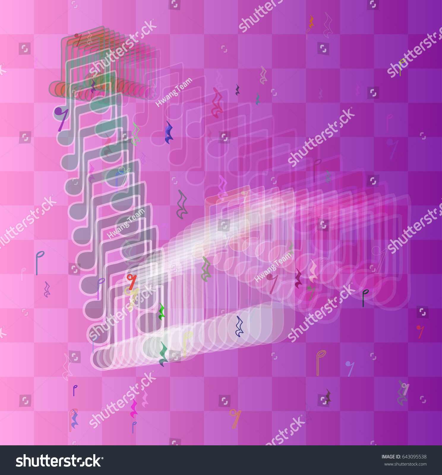 Musical Note Texture Icon Stock Vector (Royalty Free) 643095538