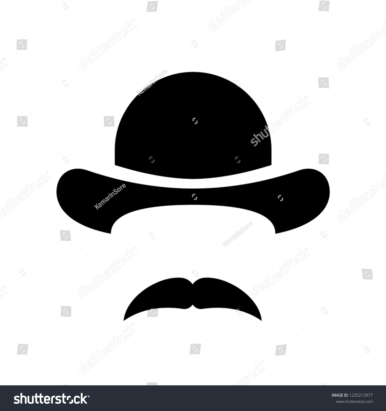 bowler hat template