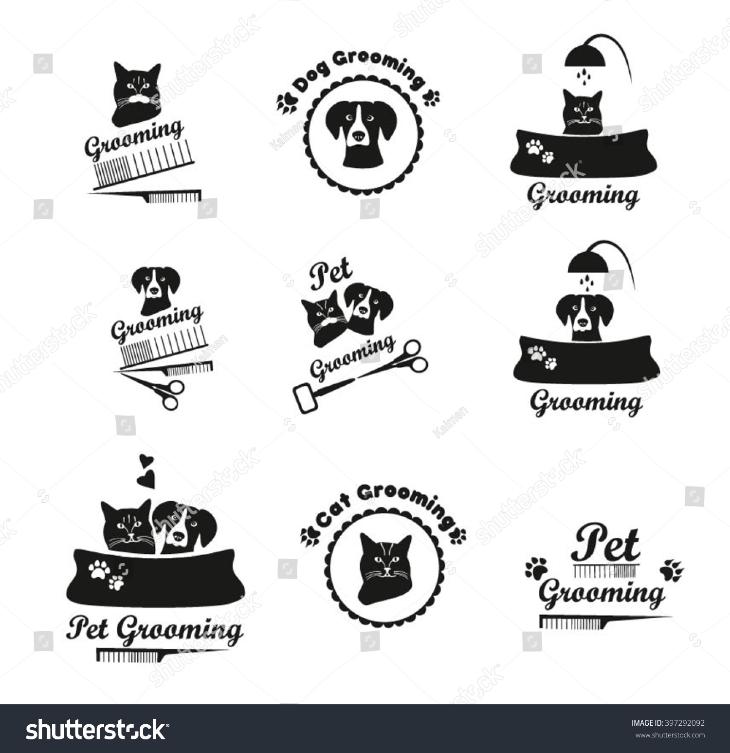 Dog Grooming Logo Design Logo Design Ideas