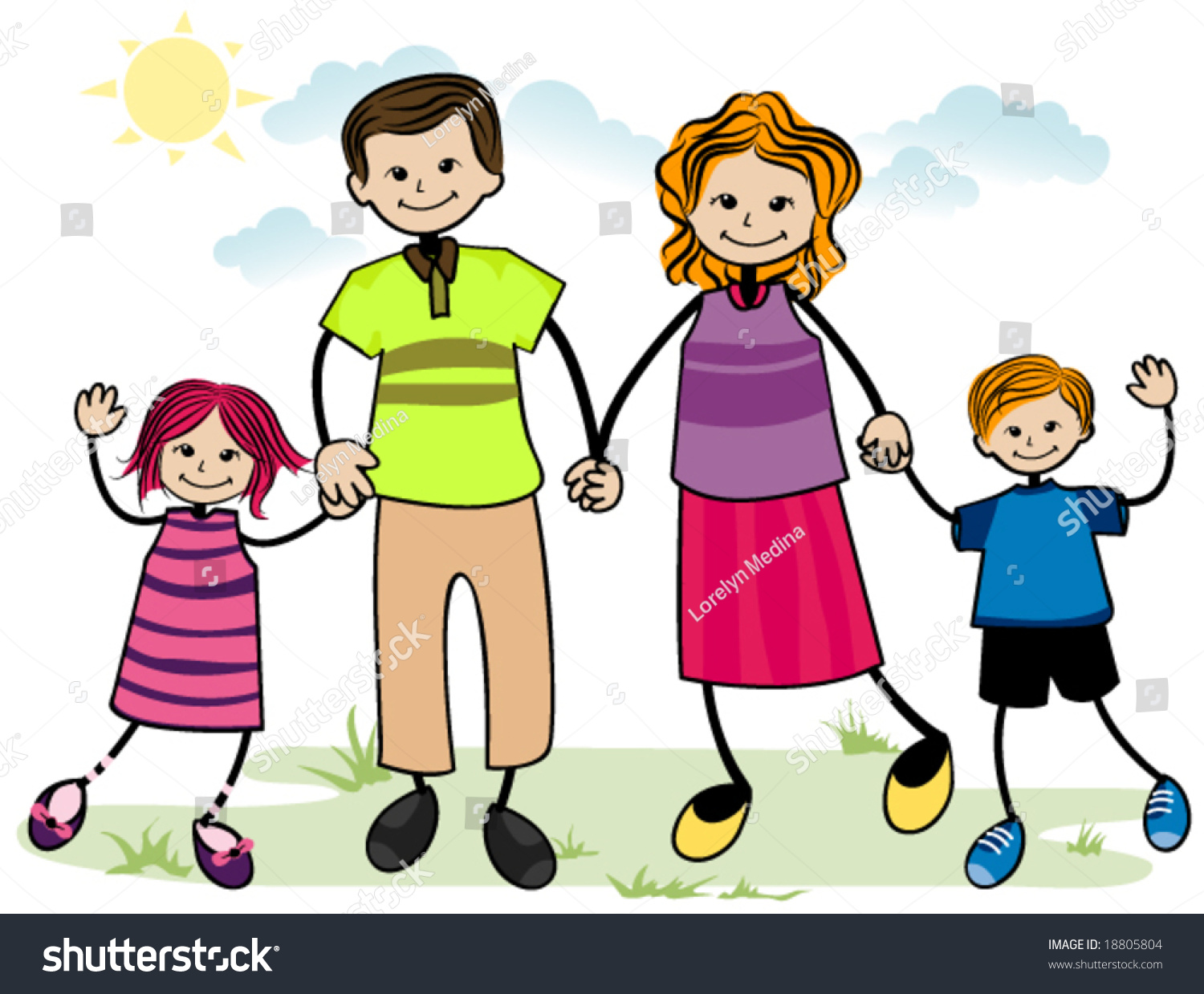 My Family - Vector - 18805804 : Shutterstock