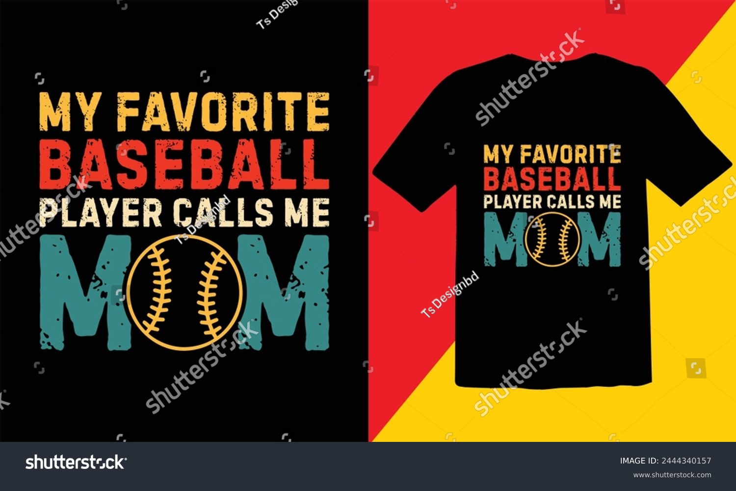 SVG of My Favorite Baseball  Player Calls Me mom Vintage T shirt Design,Baseball Vintage T Shirt Design,retro baseball t-shirt design,sports vector t shirt, tournaments,Baseball Cut Files svg