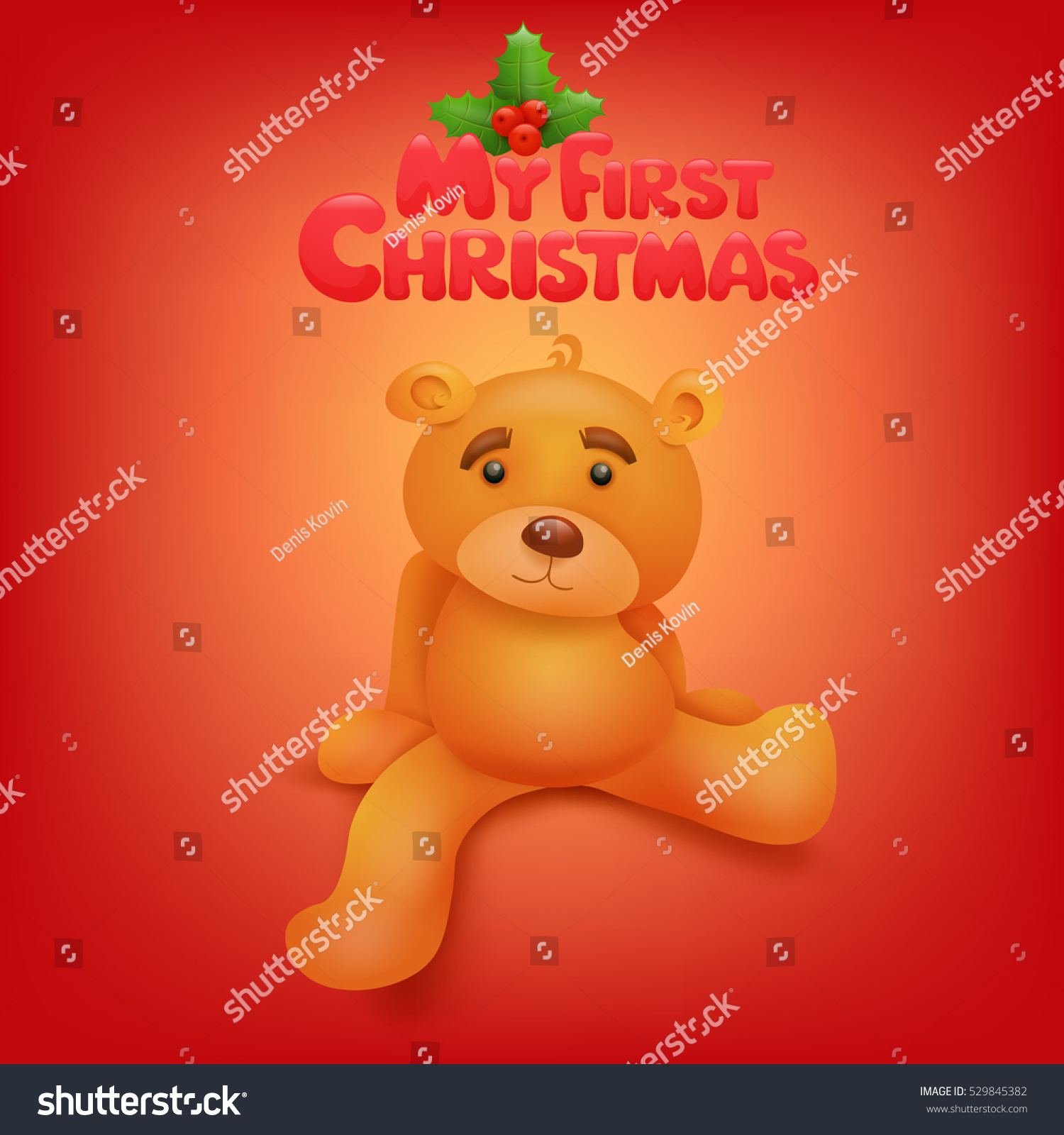 first christmas teddy bear