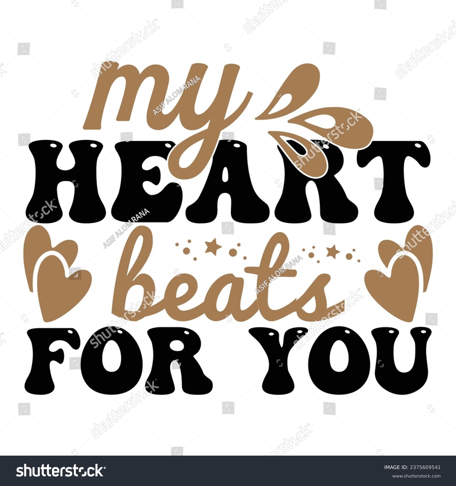 SVG of My Heart Beats for You svg