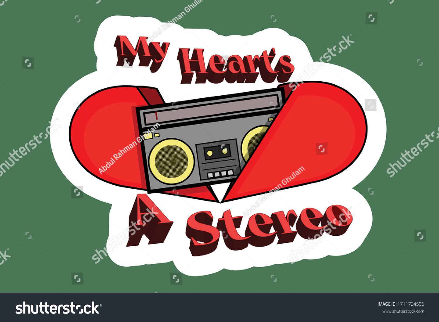 My heart a stereo