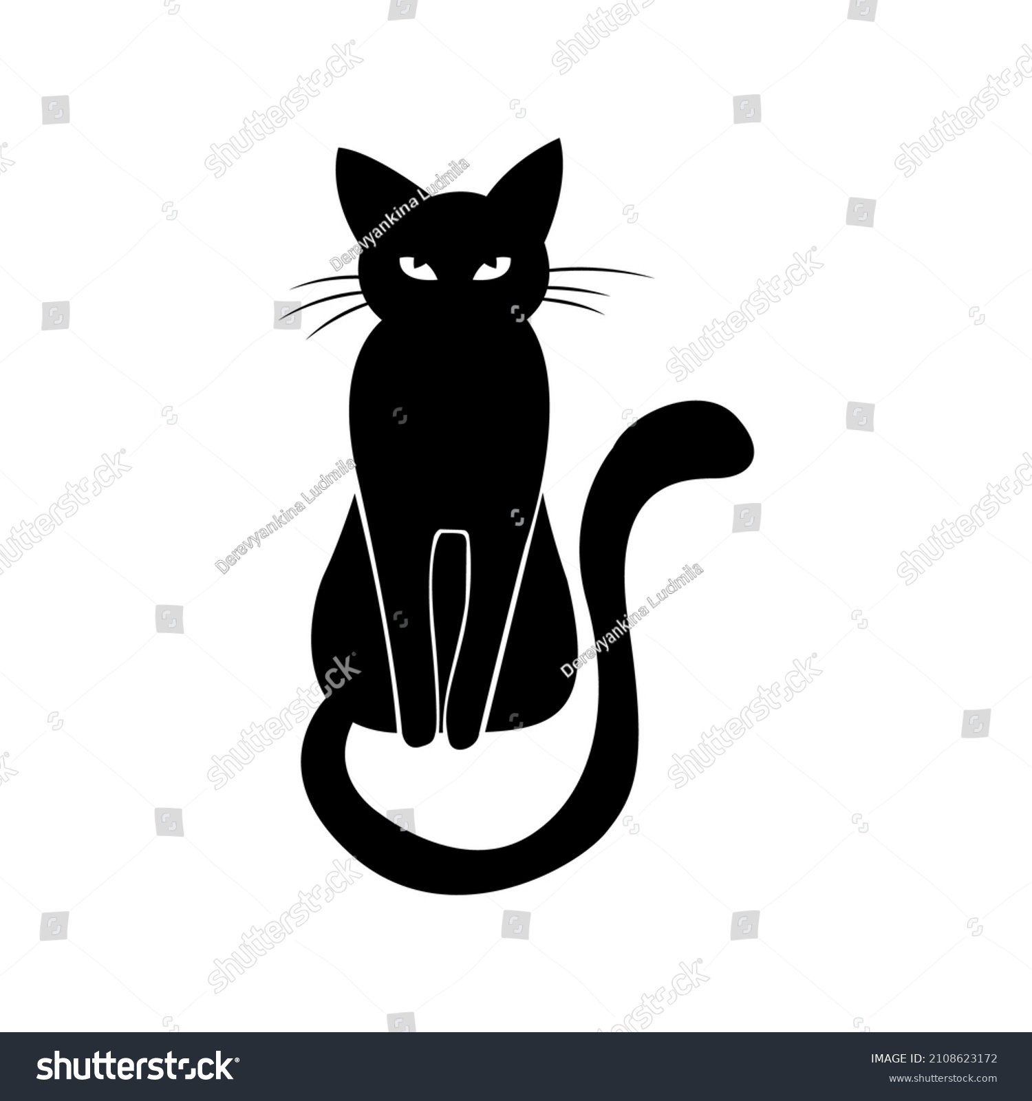 49,011 Cat contour Images, Stock Photos & Vectors | Shutterstock