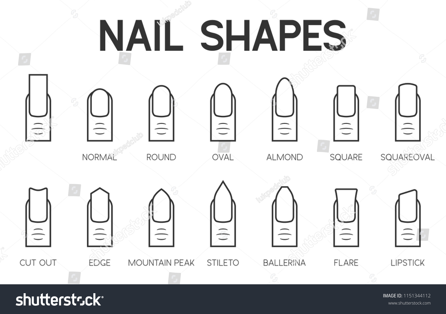 Coffin Nail Outline Design - wide 5