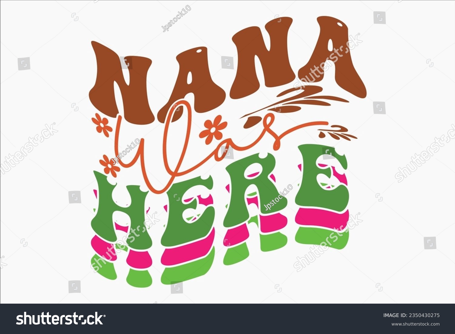 SVG of Nana retro svg bundle, ai, eps, retro design, nana svg design svg