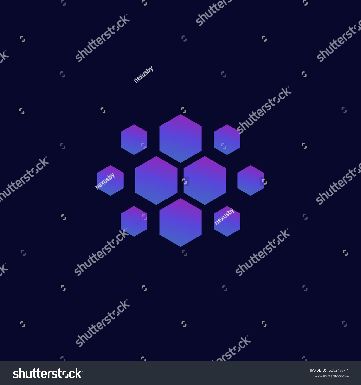 Nano Materials Nanoparticles Vector Icon Stock Vector Royalty Free