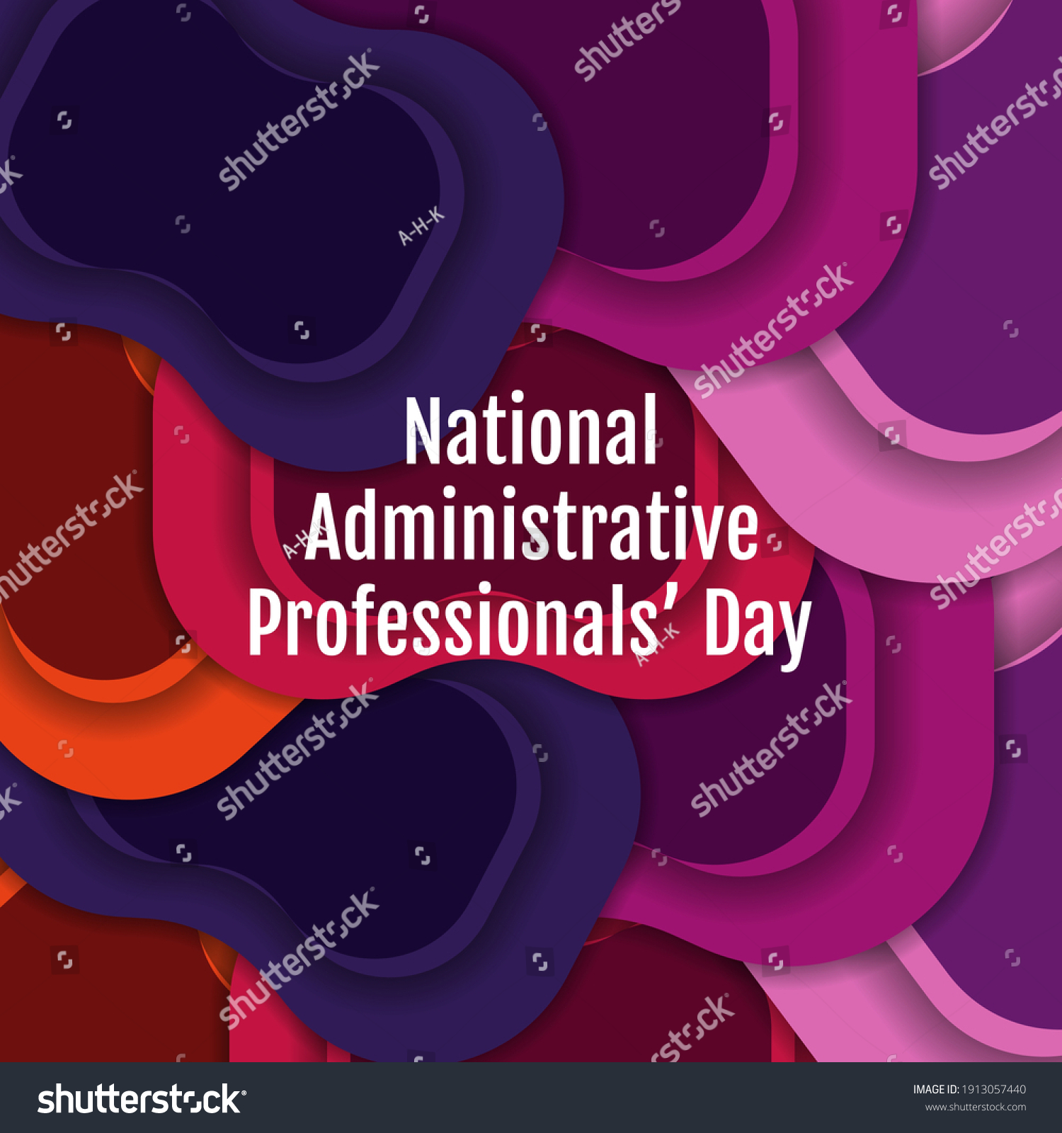 National Administrative Day Vector Illustration Suitable Stock Vector