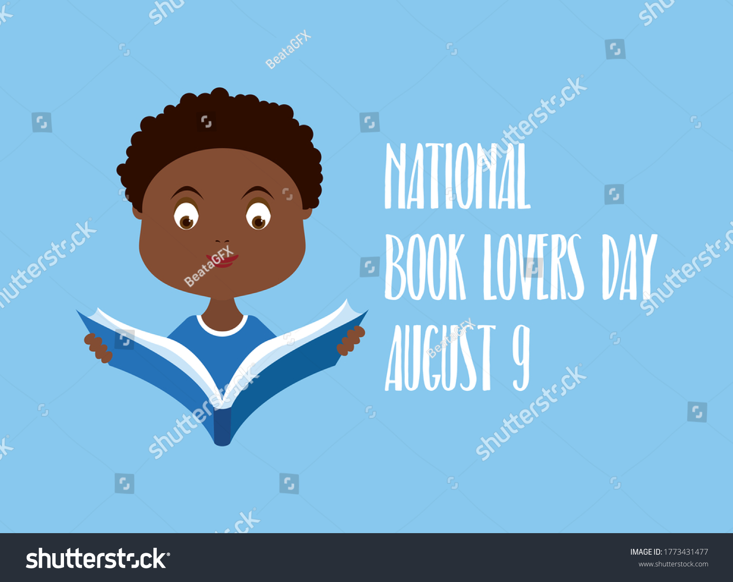 National Book Lovers Day Vector Cute Stock Vector Royalty Free National Book Lovers Day Vector Cute Stock Vector Royalty Free
