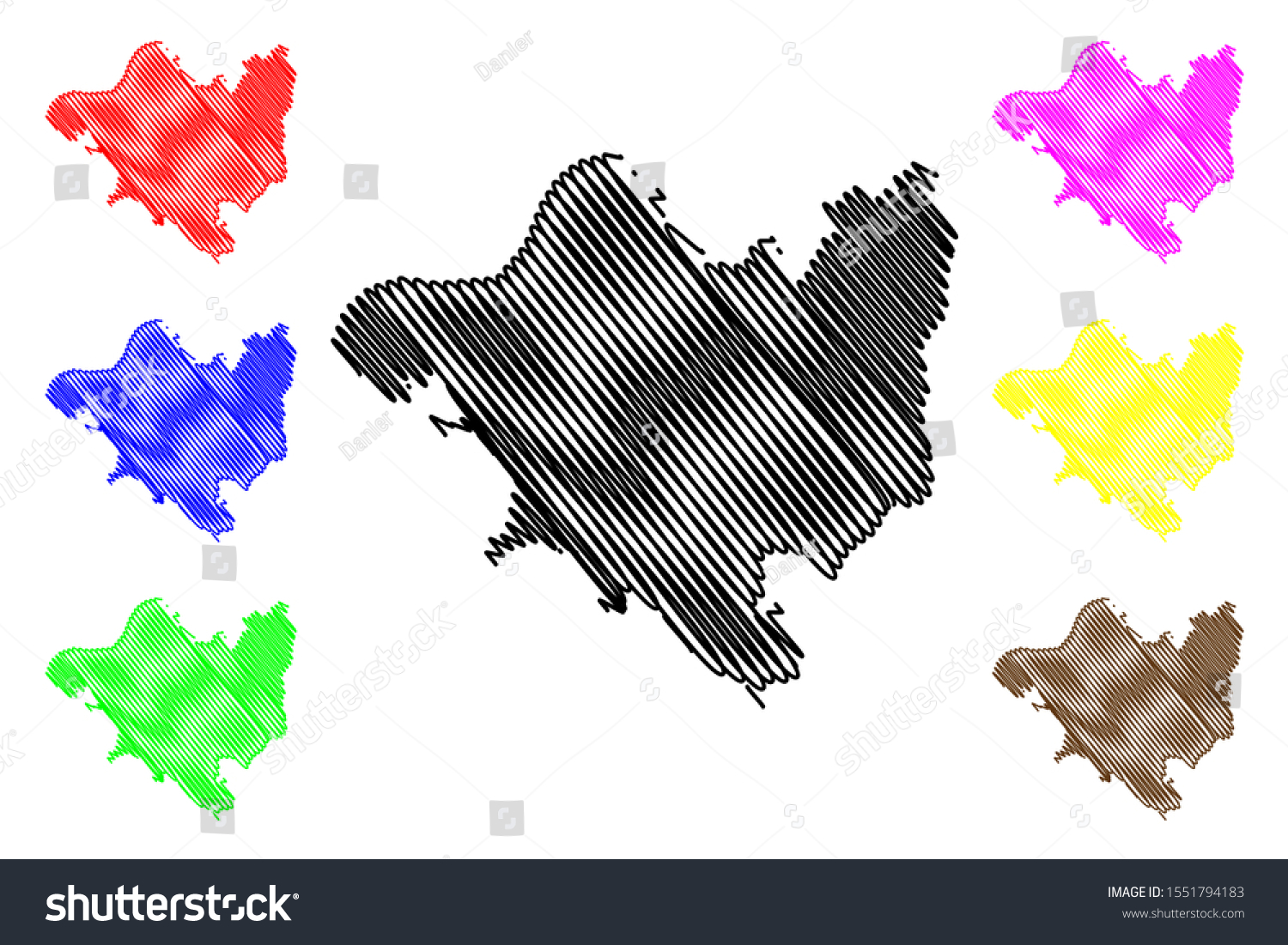 National Capital District Map National Capital District Province Independent State Stock Vector (Royalty  Free) 1551794183 | Shutterstock