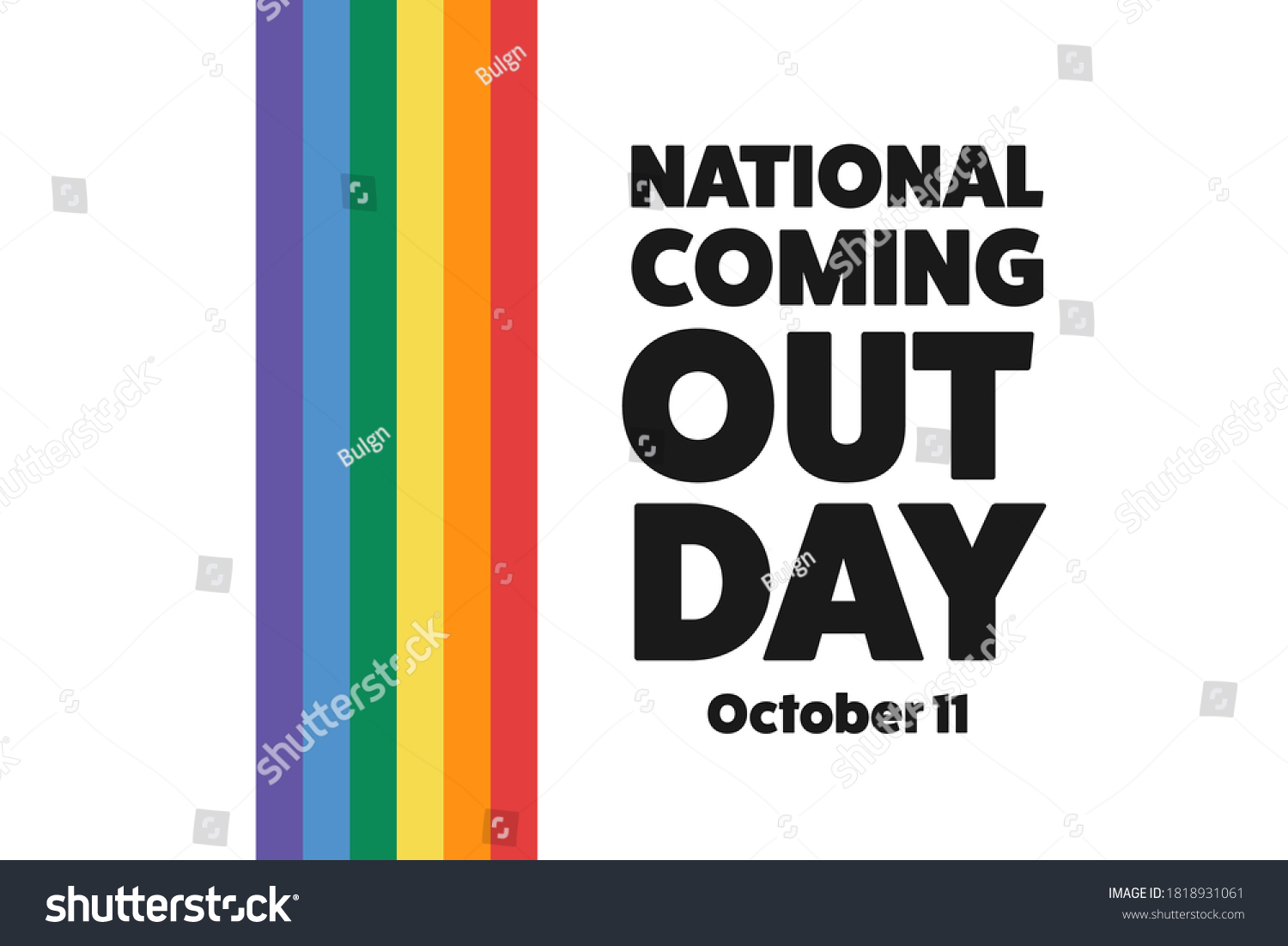 2,984 National coming out day Images, Stock Photos & Vectors Shutterstock