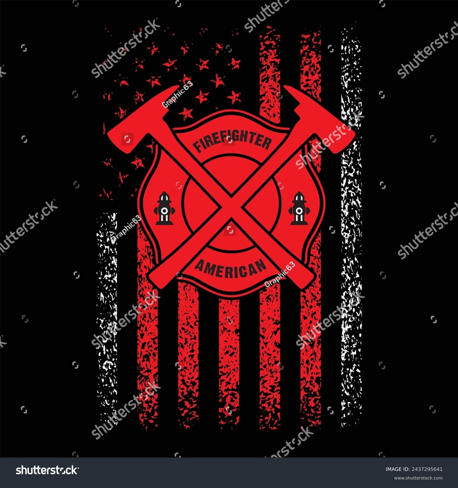 SVG of National First Responders.I Support First Responders.Distressed American Flag Firefighter Logo Symbol T Shirt,Poster,Backround Print Design Vector. svg