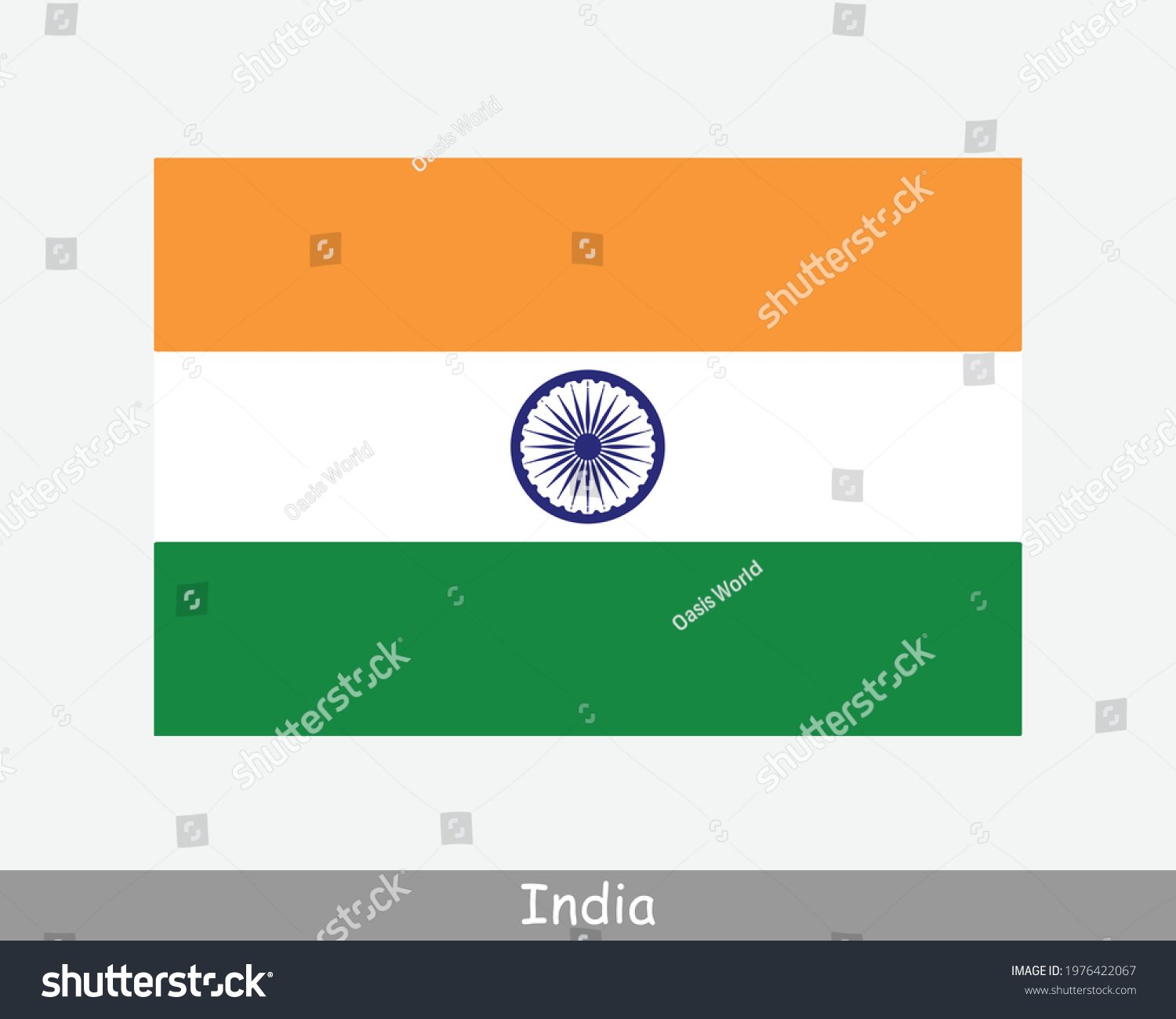 SVG of National Flag of India. Indian Country Flag. Republic of India Detailed Banner. EPS Vector Illustration Cut File svg