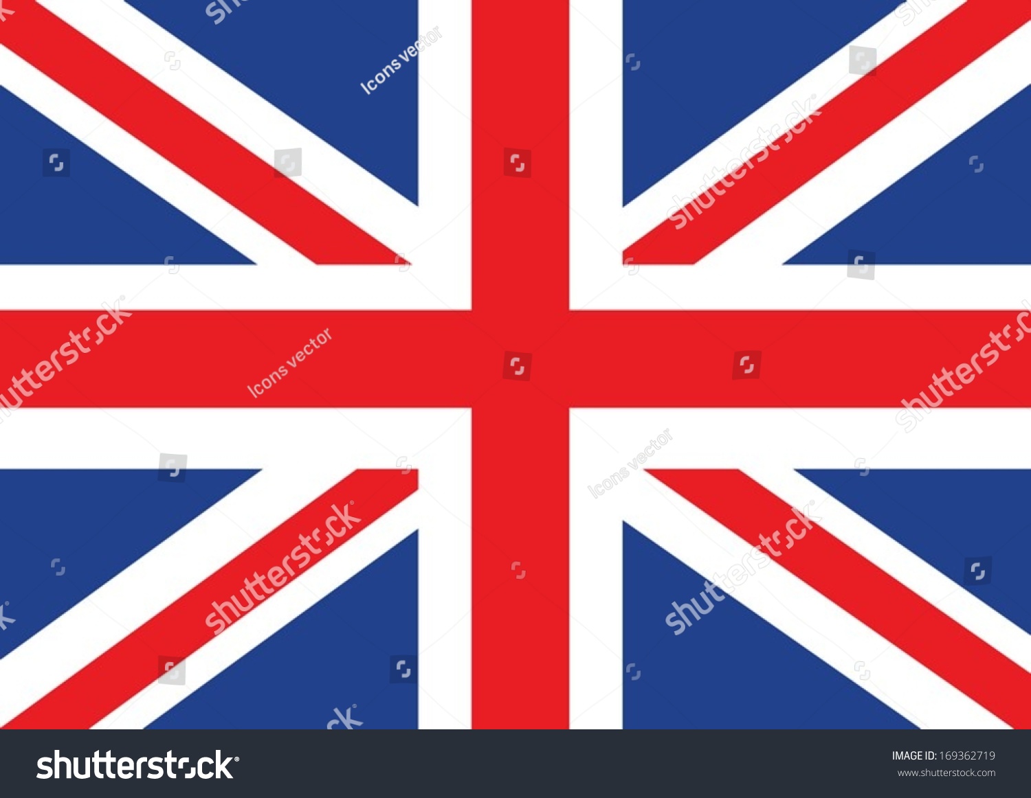 National Flag Of Uk , The United Kingdom Of Great Britain And Northern ...