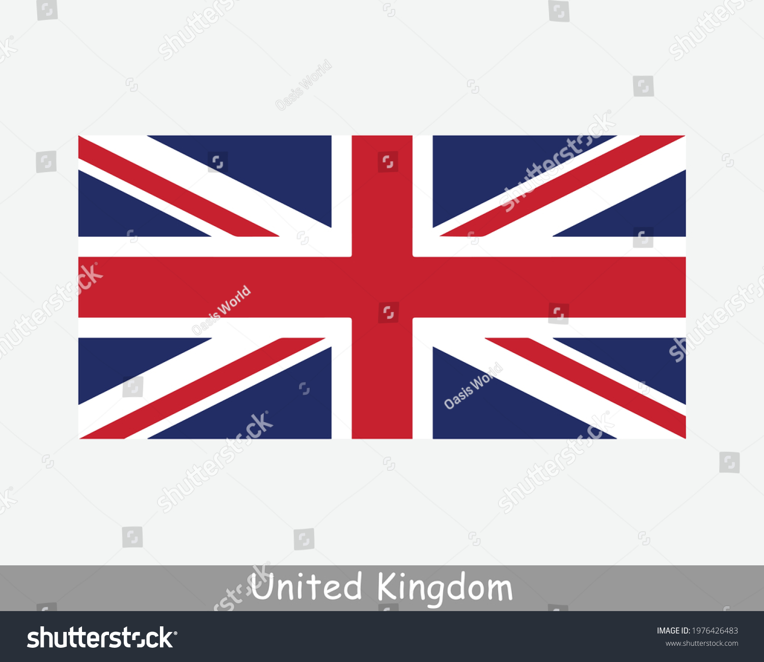 SVG of National Flag of United Kingdom. UK British Country Flag. United Kingdom of Great Britain and Northern Ireland Union Jack Detailed Banner. EPS Vector Illustration Cut File svg