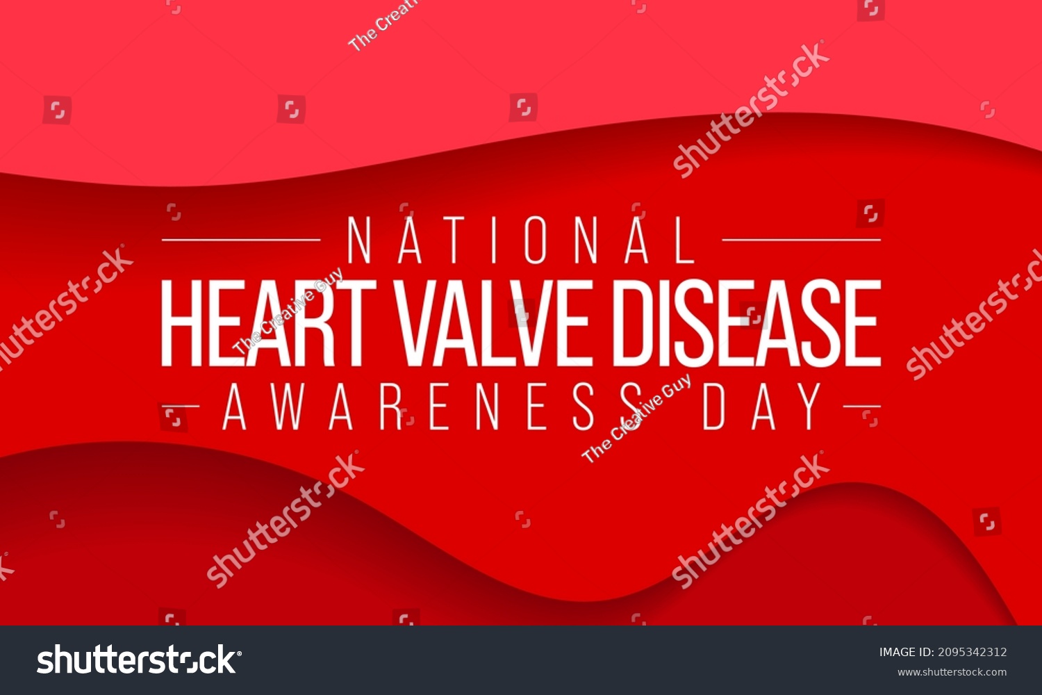 National Heart Valve Disease Awareness Day Stock Vector Royalty Free