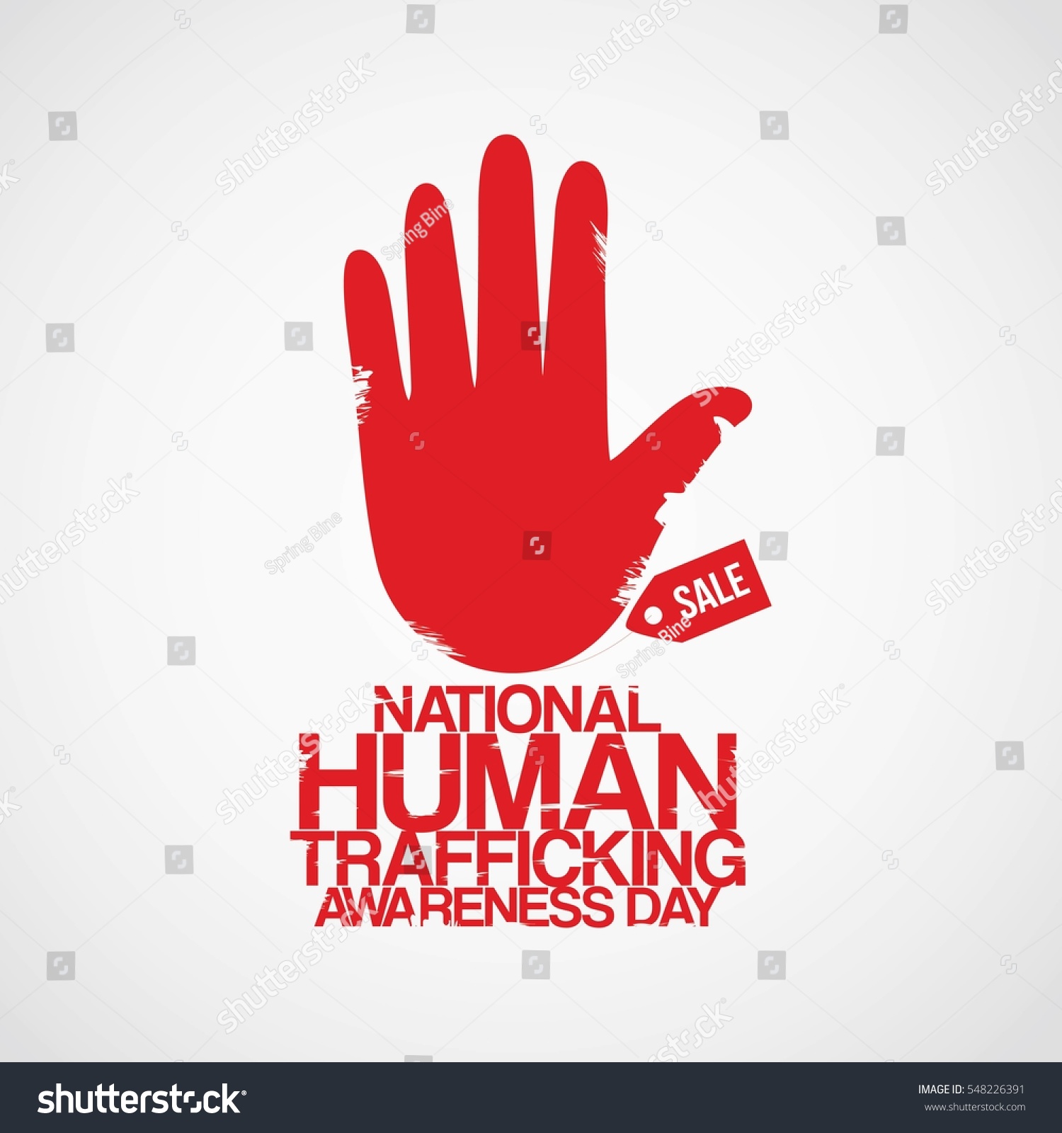 National Human Trafficking Awareness Day Vector Stock Vector Royalty Free 548226391 0185