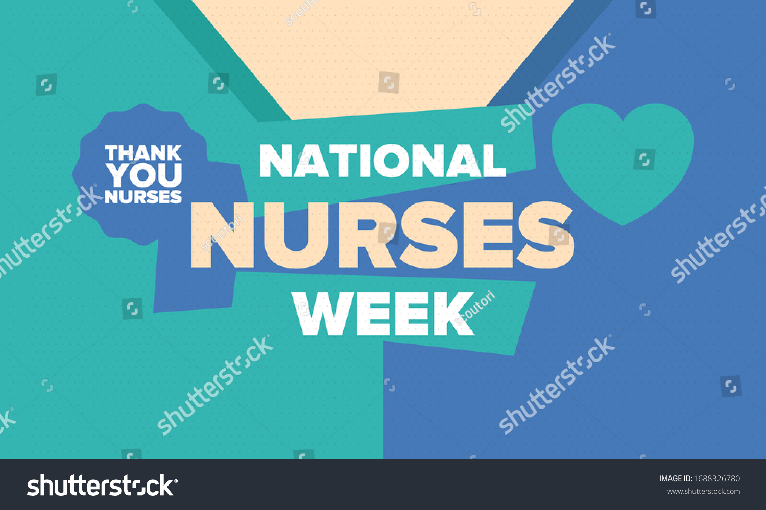 National Nurses Week Thank You Nurses Stock Vector (Royalty Pertaining To Nurses Week Flyer Templates