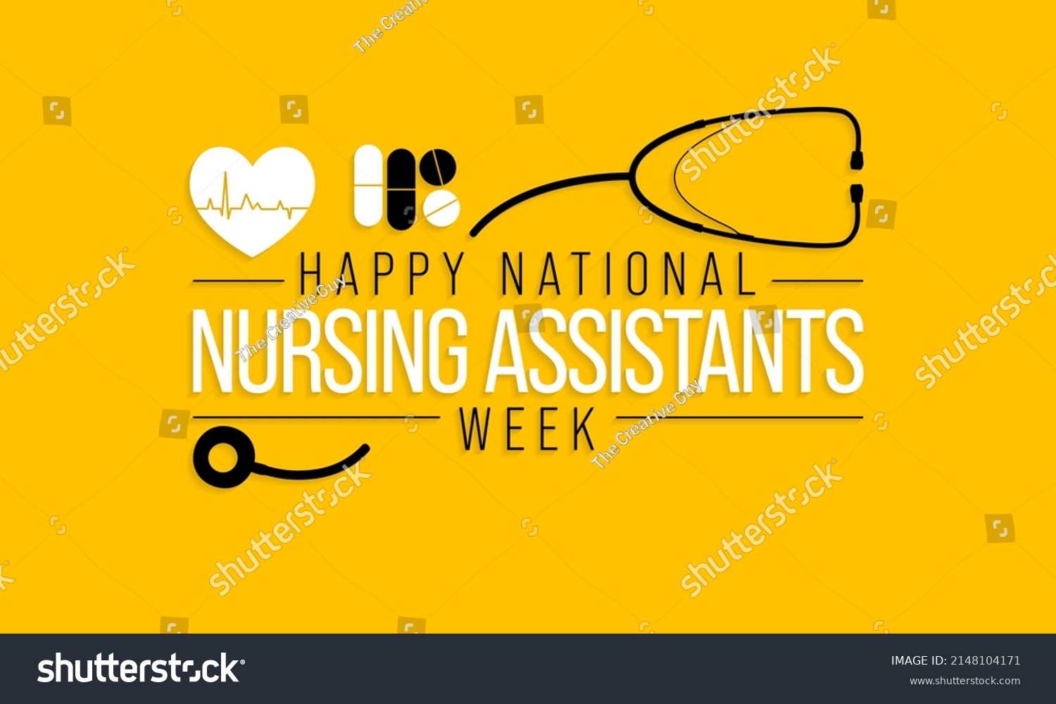 SVG of National Nursing assistants week is observed every year in June, The main role of a CNA is to provide basic care to patients and help them with daily activities. vector illustration svg
