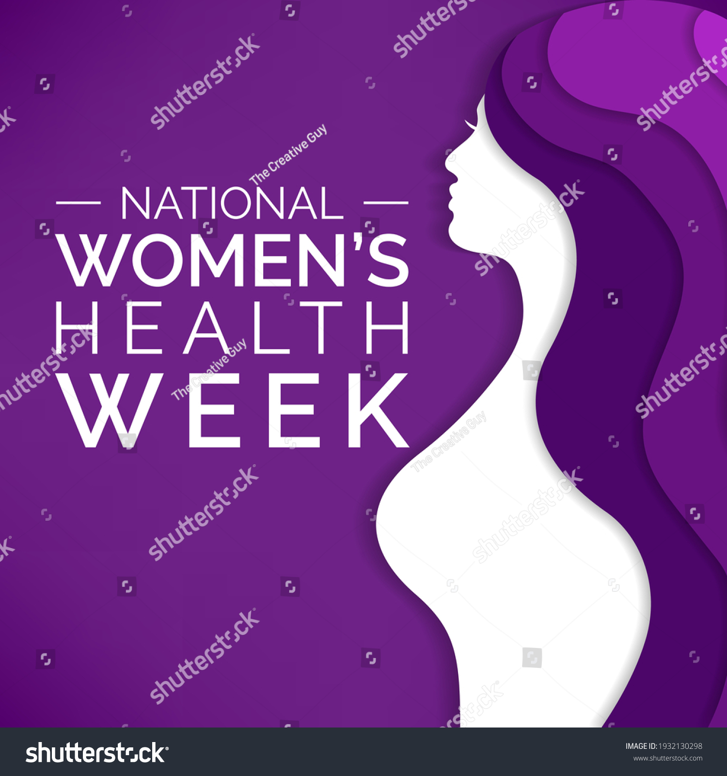 National Womens Health Week Starts Each Stock Vector Royalty Free