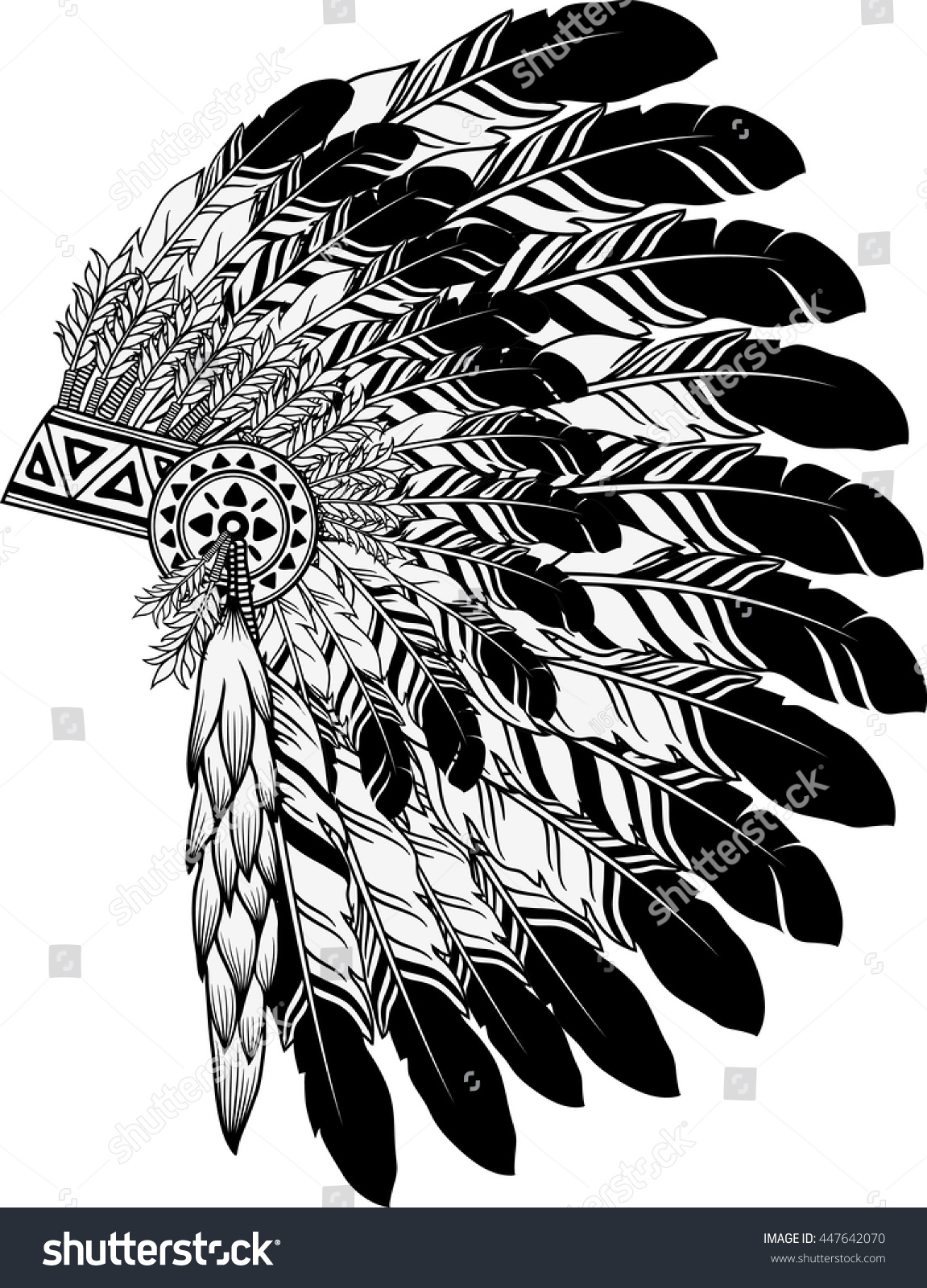 Free Free Native American Headdress Svg 204 SVG PNG EPS DXF File