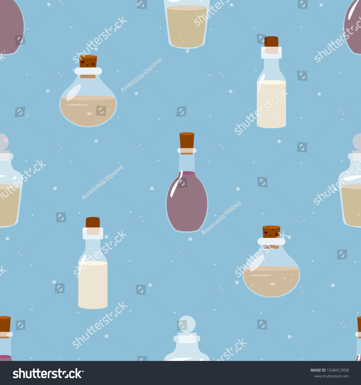 aromatherapy jars and bottles