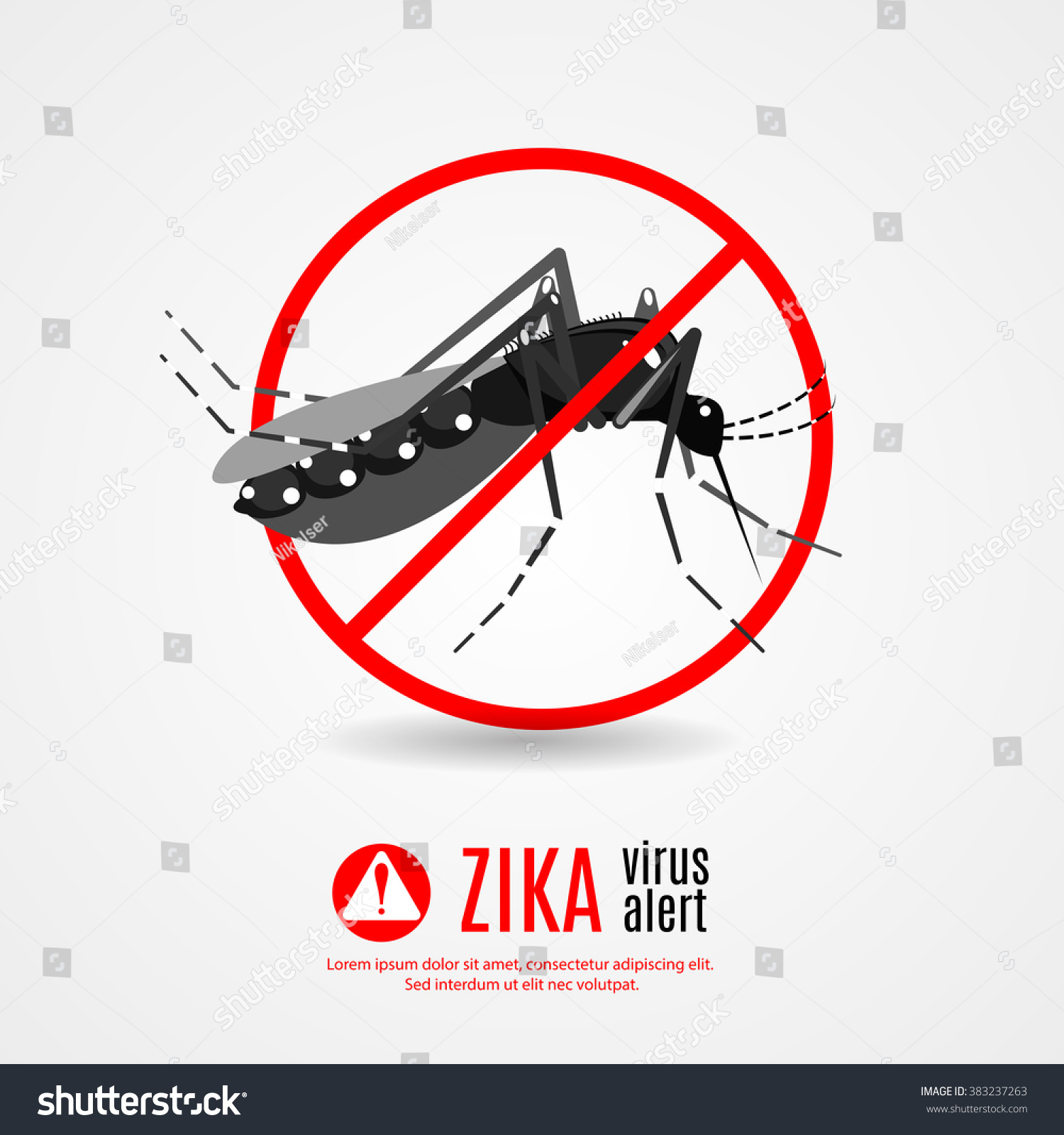 Nature Aedes Aegypti Mosquitoes Stilt Target Stock Vector (Royalty Free ...