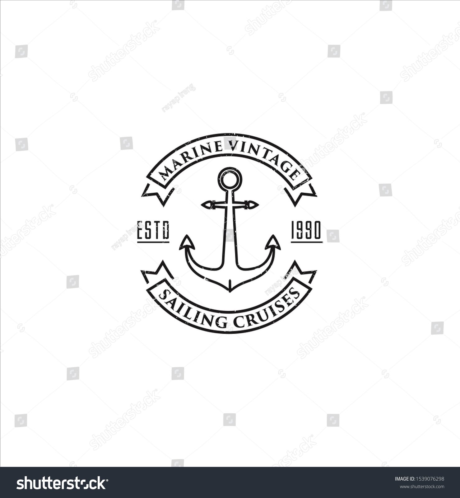 Nautical Logos Badges Labels Cliparts Vectors Stock Vector (Royalty ...