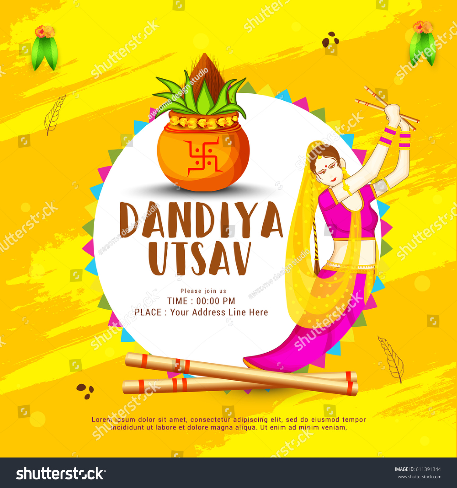 Download Designer Banner Navratri Banner Background Png Images