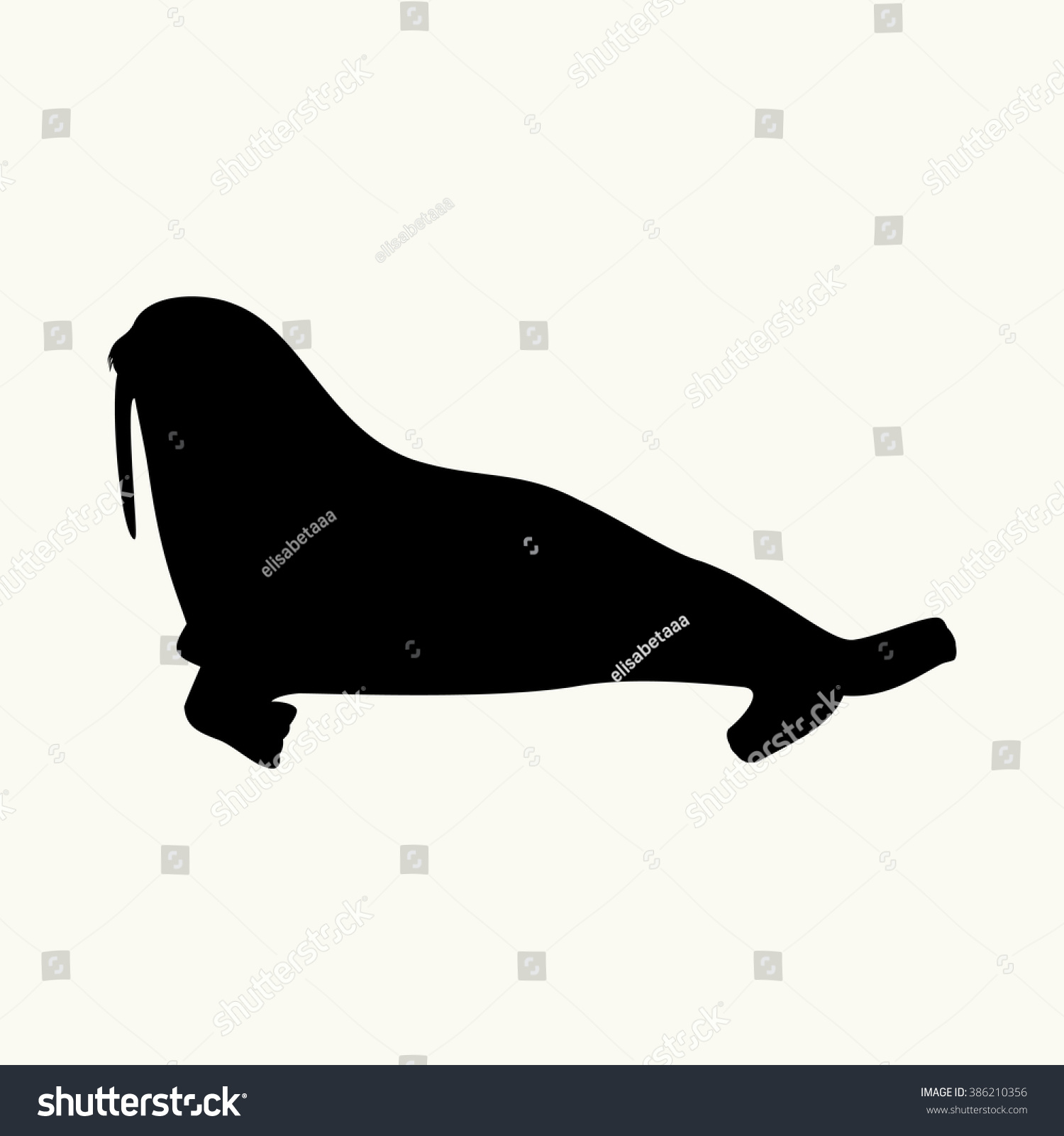 Navy Seal Iconvector Illustration Stock Vector (Royalty Free) 386210356 ...