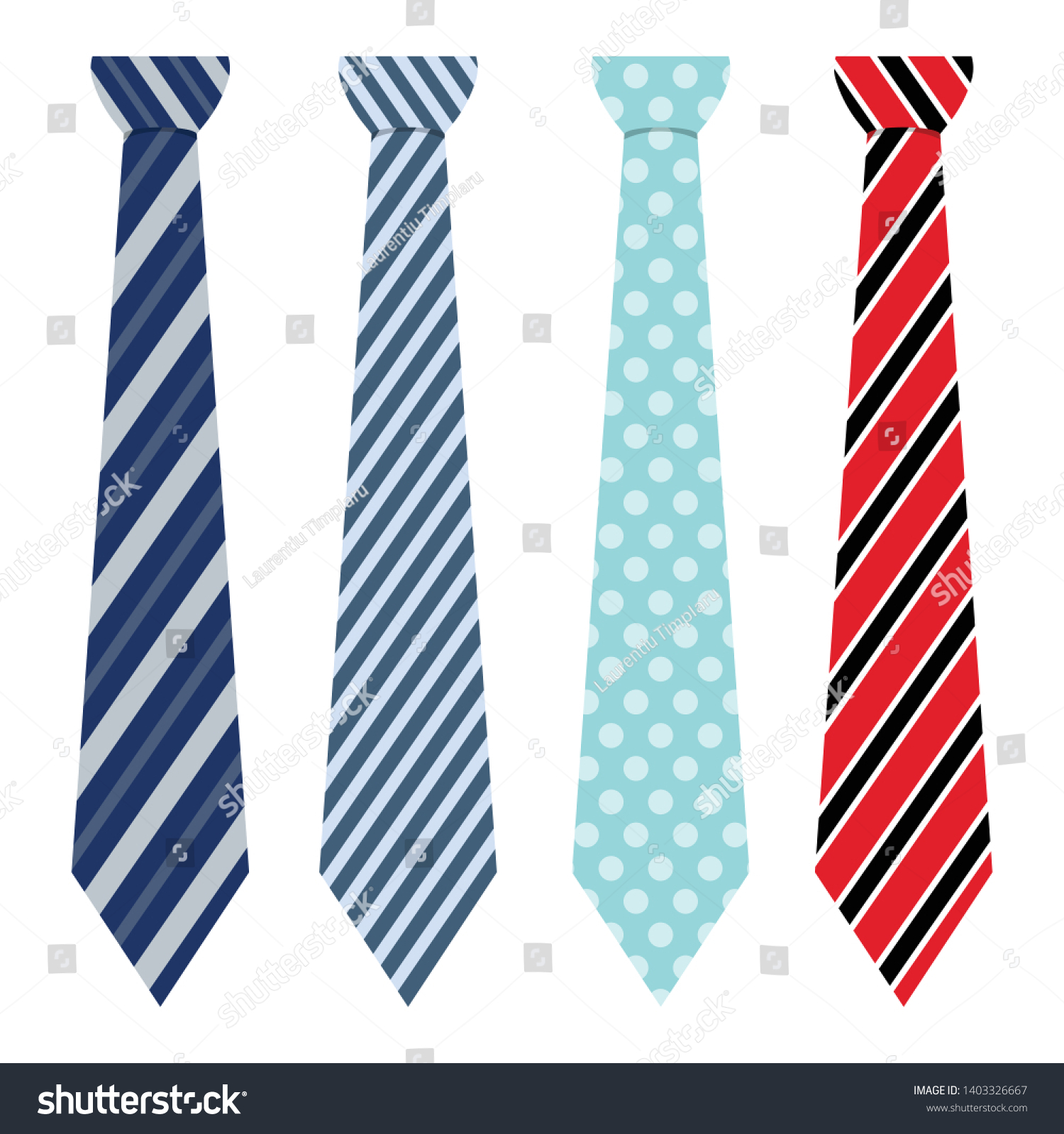 Neck Tie Vector Design Illustration Isolated Stock Vector (Royalty Free ...