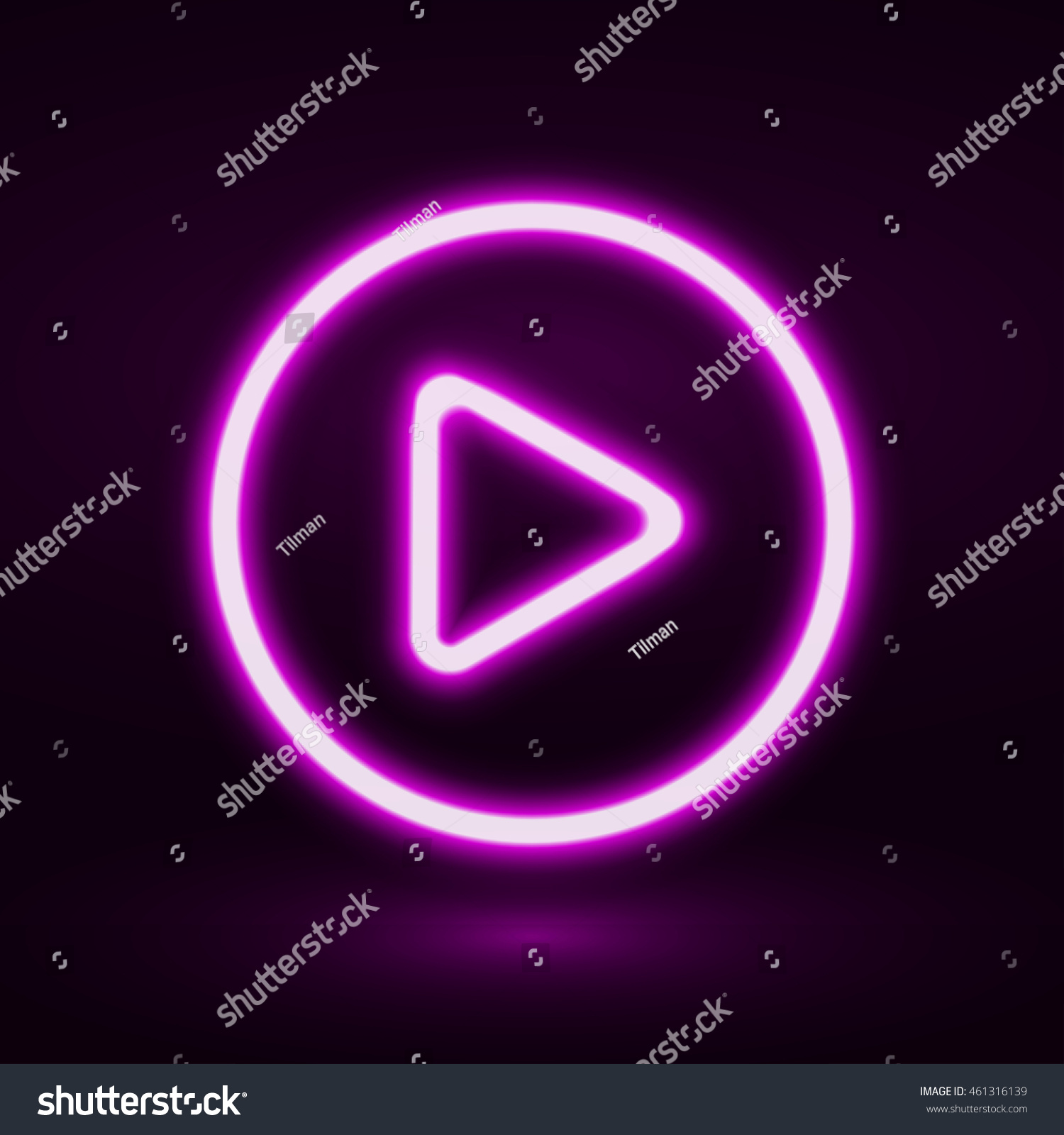 7,188 Neon play button Images, Stock Photos & Vectors | Shutterstock