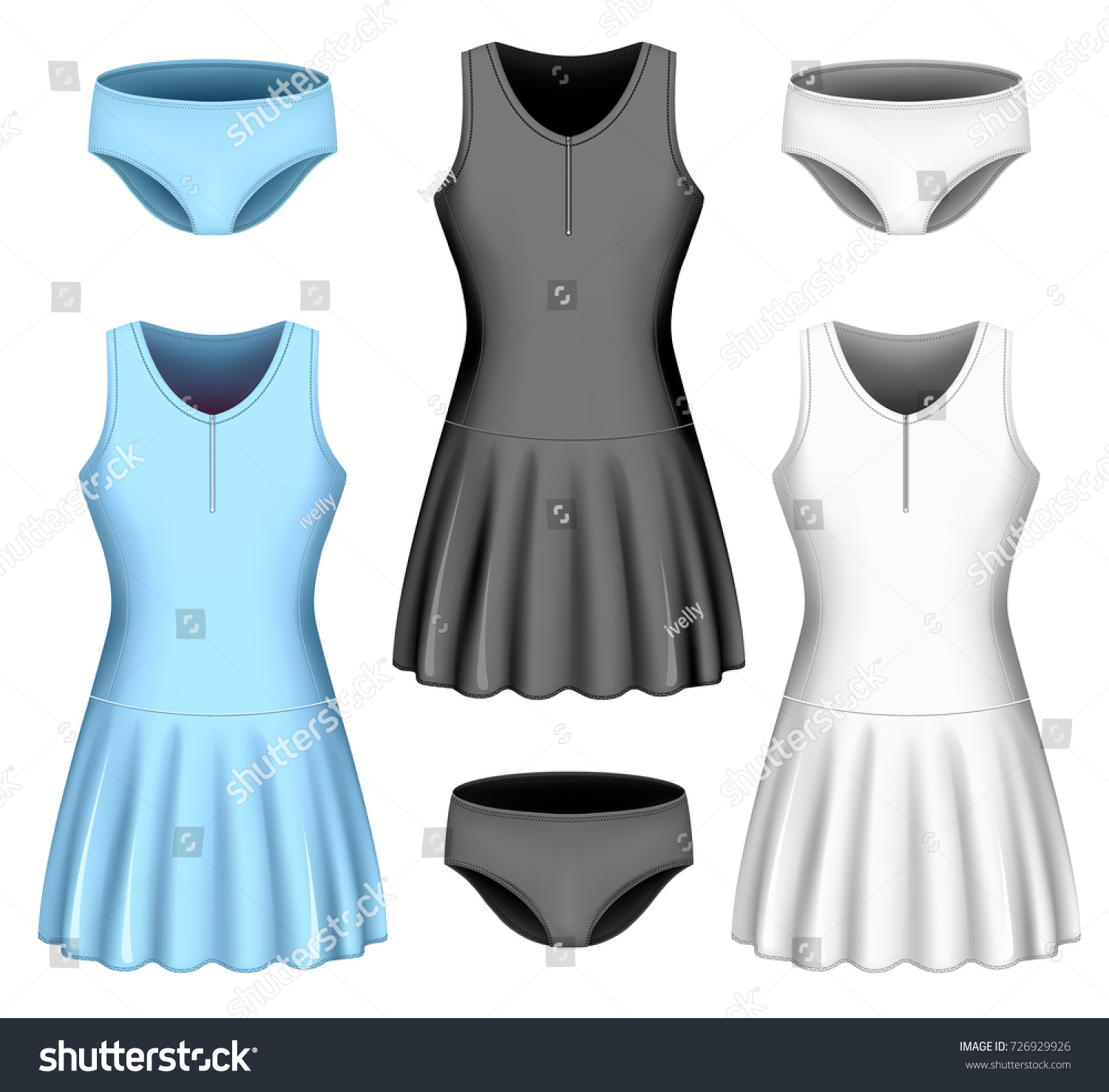 Netball Bodysuit Vector Templates Your Design Stock Vector Royalty Free