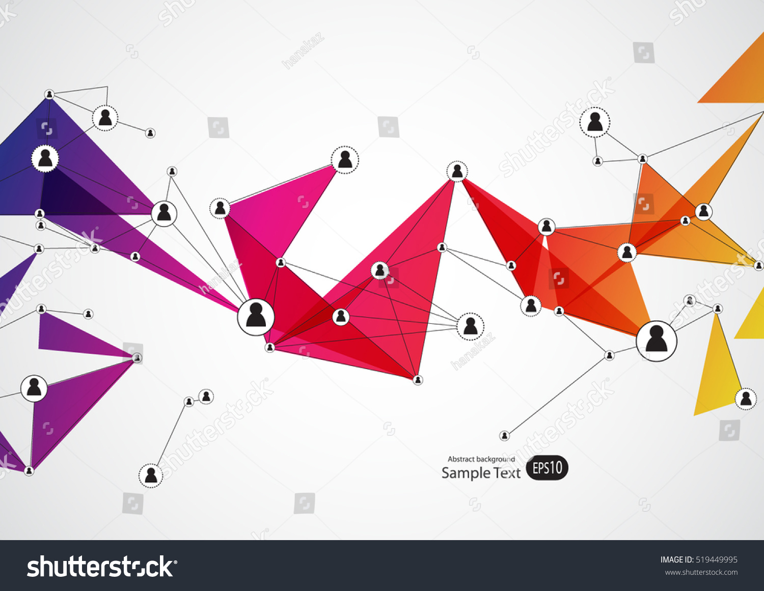 네트워크 개념 설계 기술, 연결 배경, 스톡 벡터(로열티 프리) 519449995 | Shutterstock