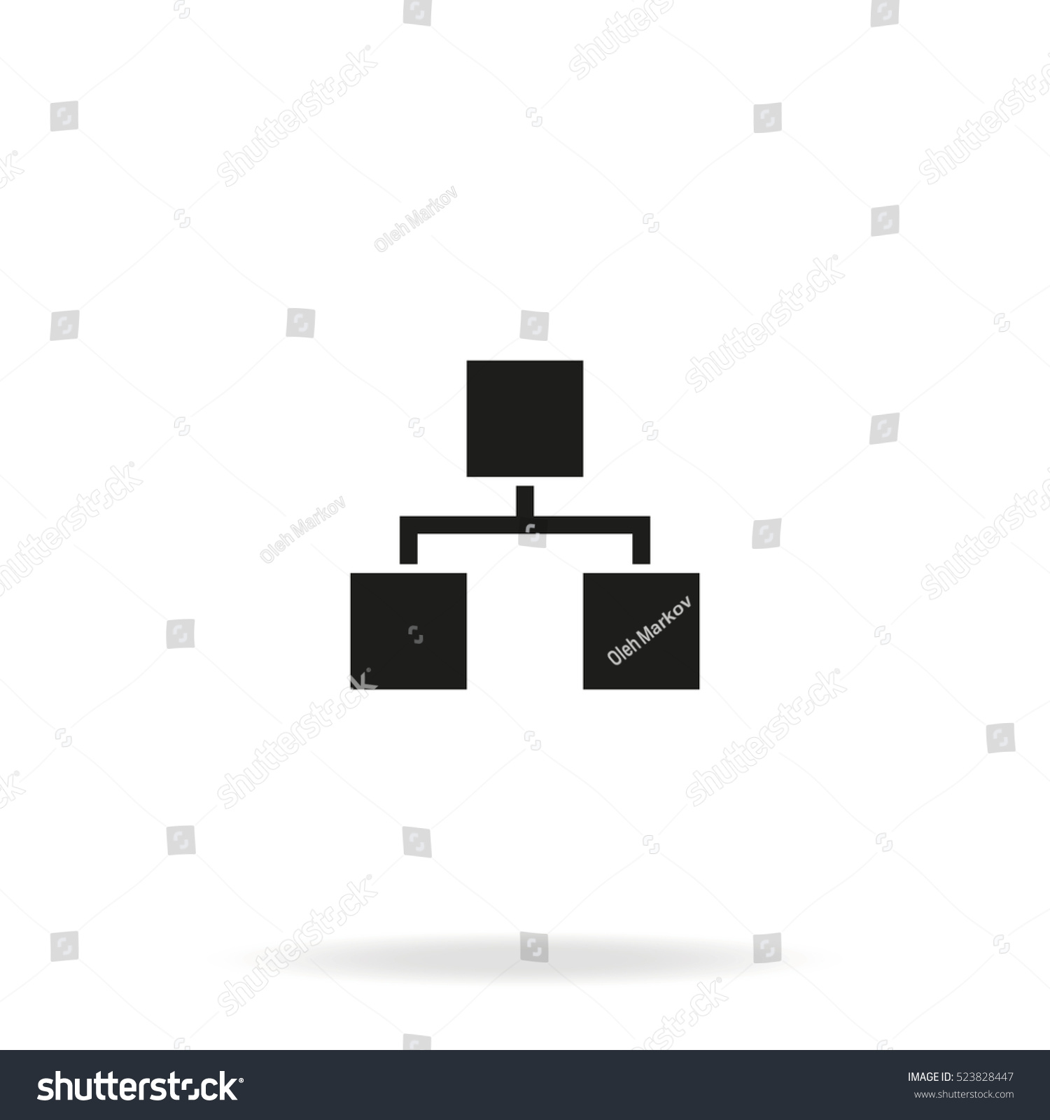 Network Connections Icon Simple Flat Illustration Stock Vector (Royalty ...