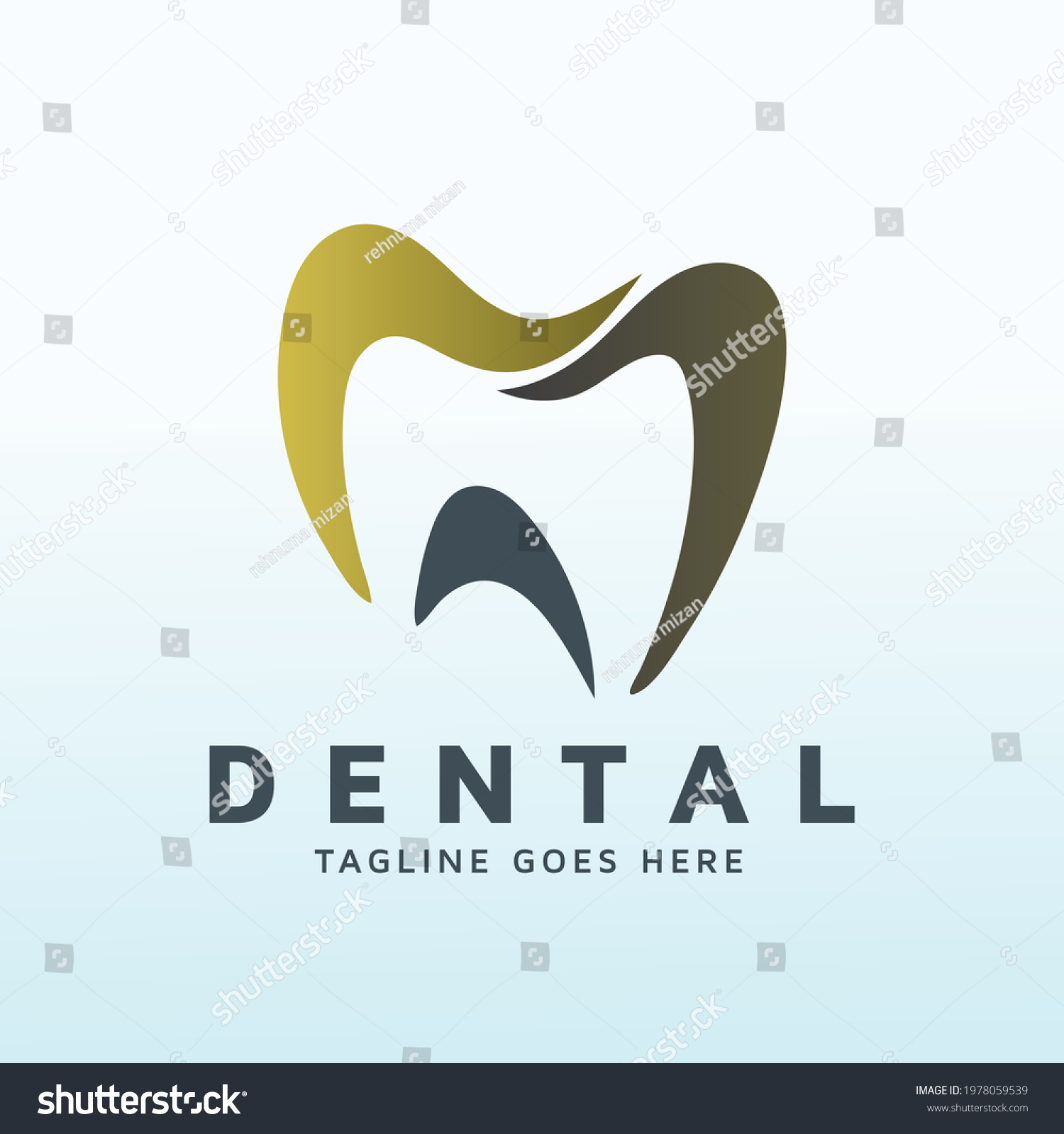 New Dental Practice Letter M Logo Stock Vector (Royalty Free ...