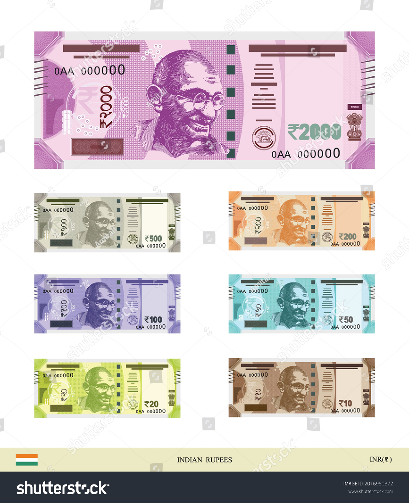 SVG of New Indian Currency in Vector. svg